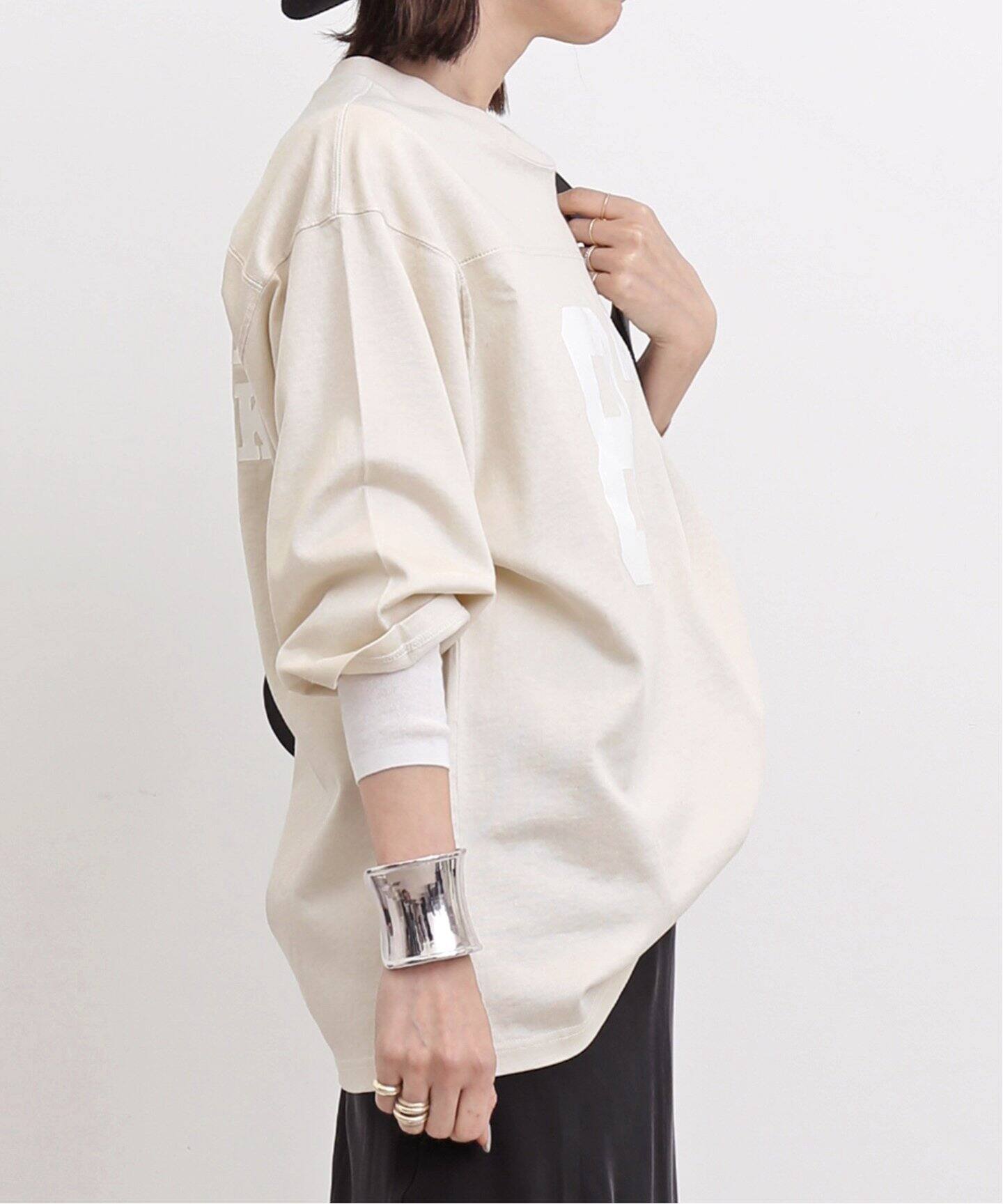 GOOD GRIEF!/グッドグリーフ】 CRACKED PRINT FOOTBALL TEE（Tシャツ  