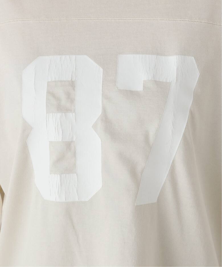 GOOD GRIEF!CRACKED PRINT FOOTBALL TEE カットソー(長袖/七分)