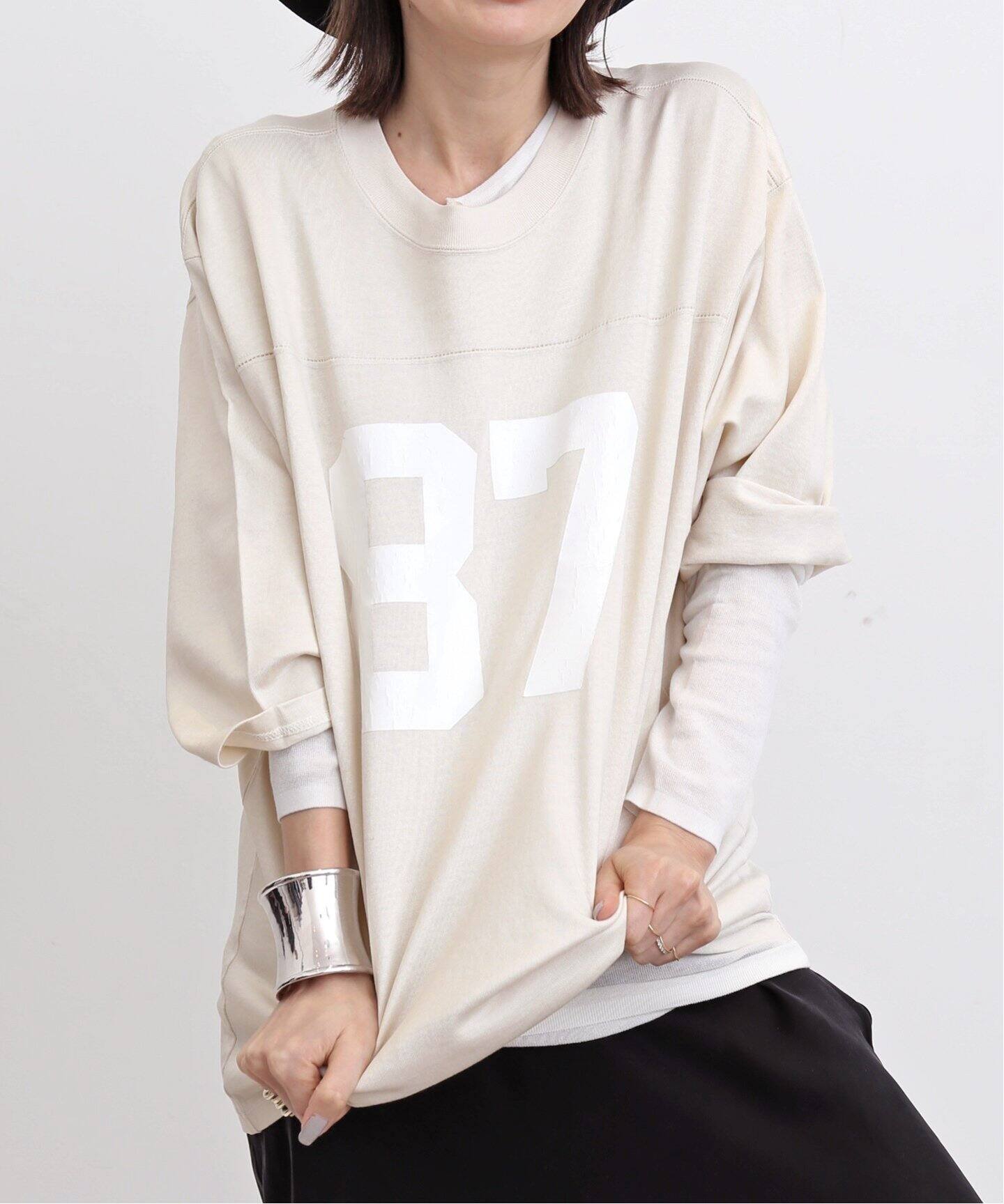 GOOD GRIEF!/グッドグリーフ】 CRACKED PRINT FOOTBALL TEE（Tシャツ  