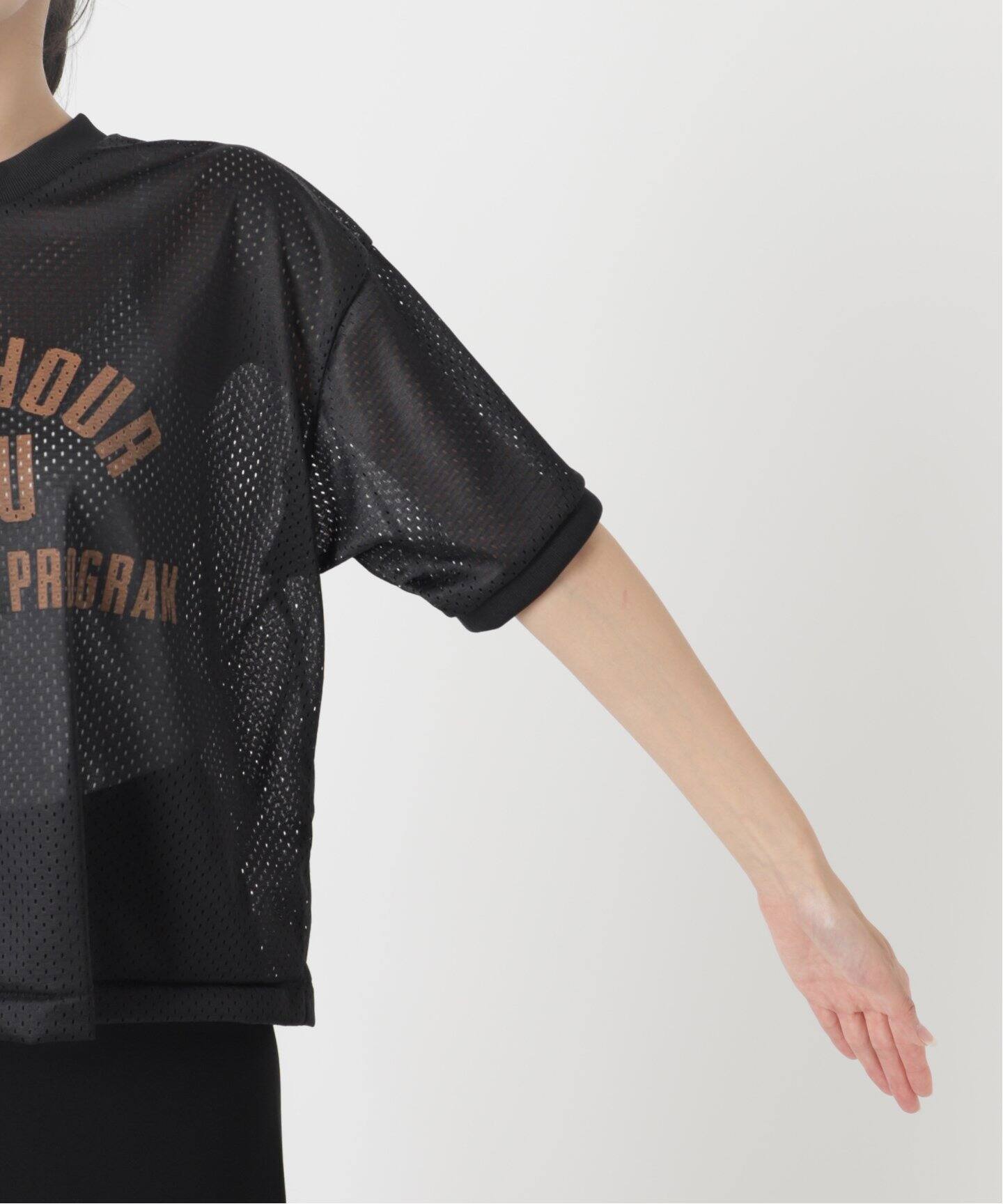 STAMMBAUM/シュタンバウム】 MESH TEE（Tシャツ／カットソー）｜L  