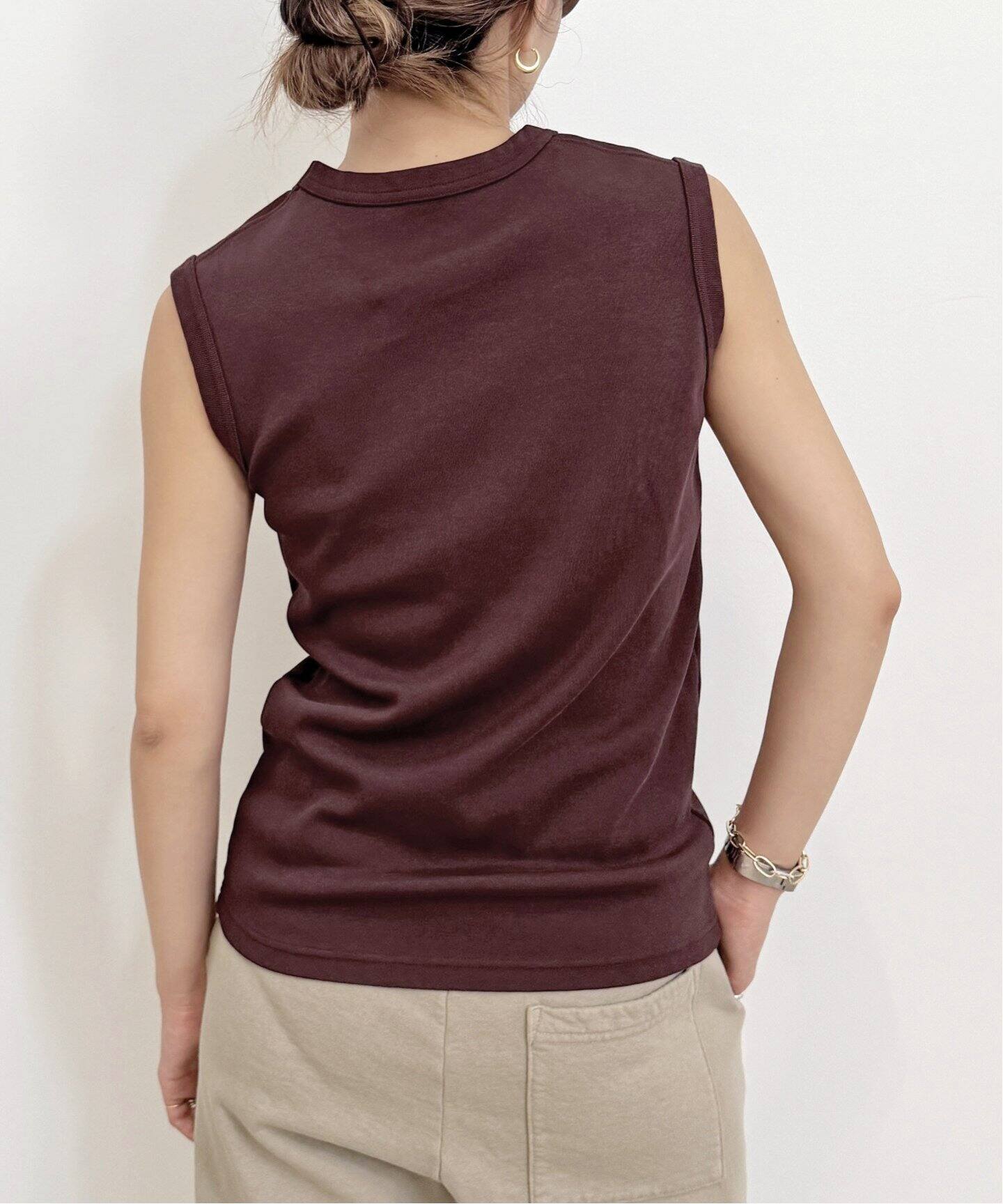 GOOD GRIEF!/グッド グリーフ】 CREW NECK NO SLEEVE TOP（Tシャツ 