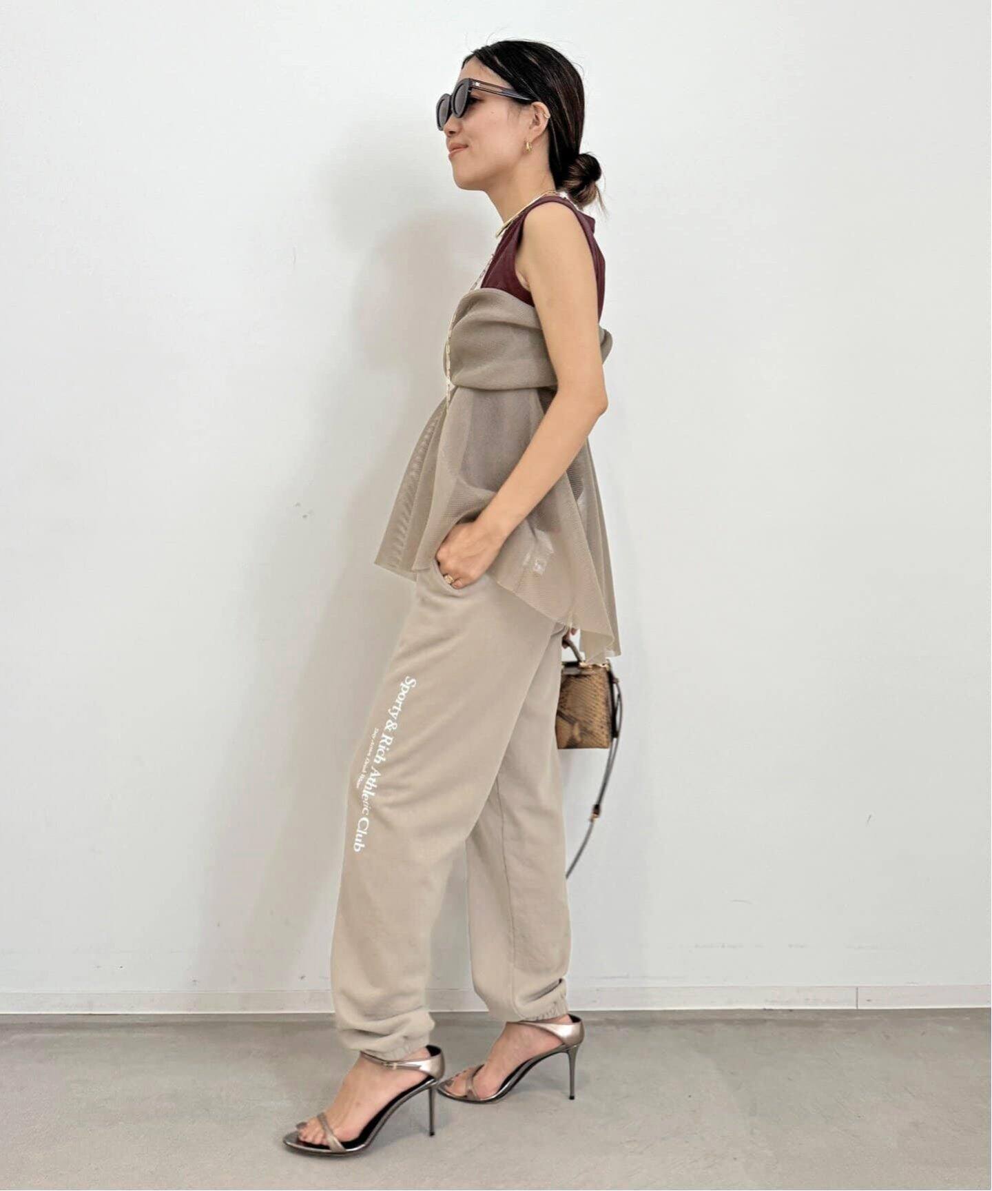 GOOD GRIEF!/グッド グリーフ】 CREW NECK NO SLEEVE TOP（Tシャツ 