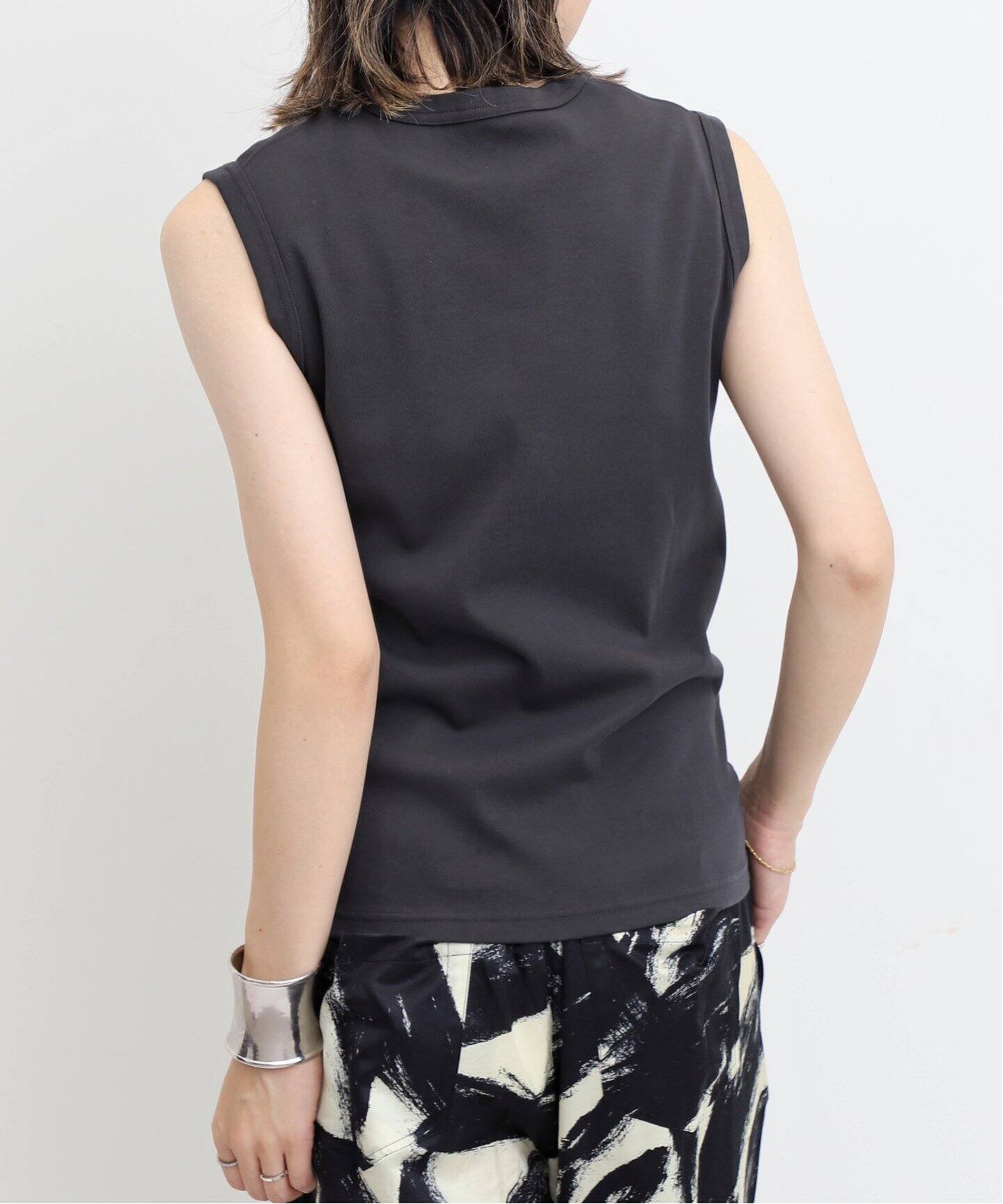 GOOD GRIEF!/グッド グリーフ】 CREW NECK NO SLEEVE TOP（Tシャツ 