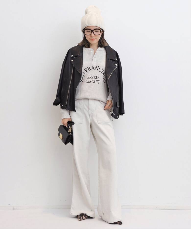 GOOD GRIEF!/グッドグリーフ】 SFSC PRINTED HENLEY NECK TOP（Tシャツ  