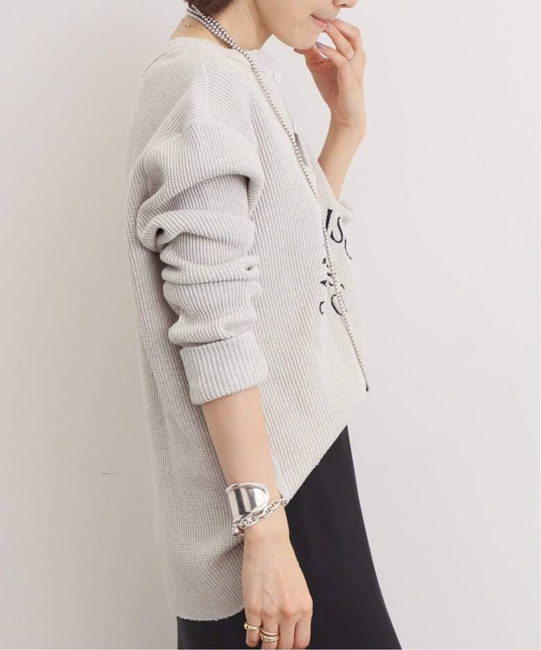 GOOD GRIEF!/グッドグリーフ】 SFSC PRINTED HENLEY NECK TOP（Tシャツ 