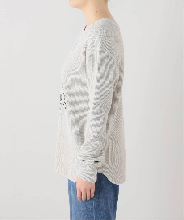 GOOD GRIEF!/グッドグリーフ】 SFSC PRINTED HENLEY NECK TOP（Tシャツ 