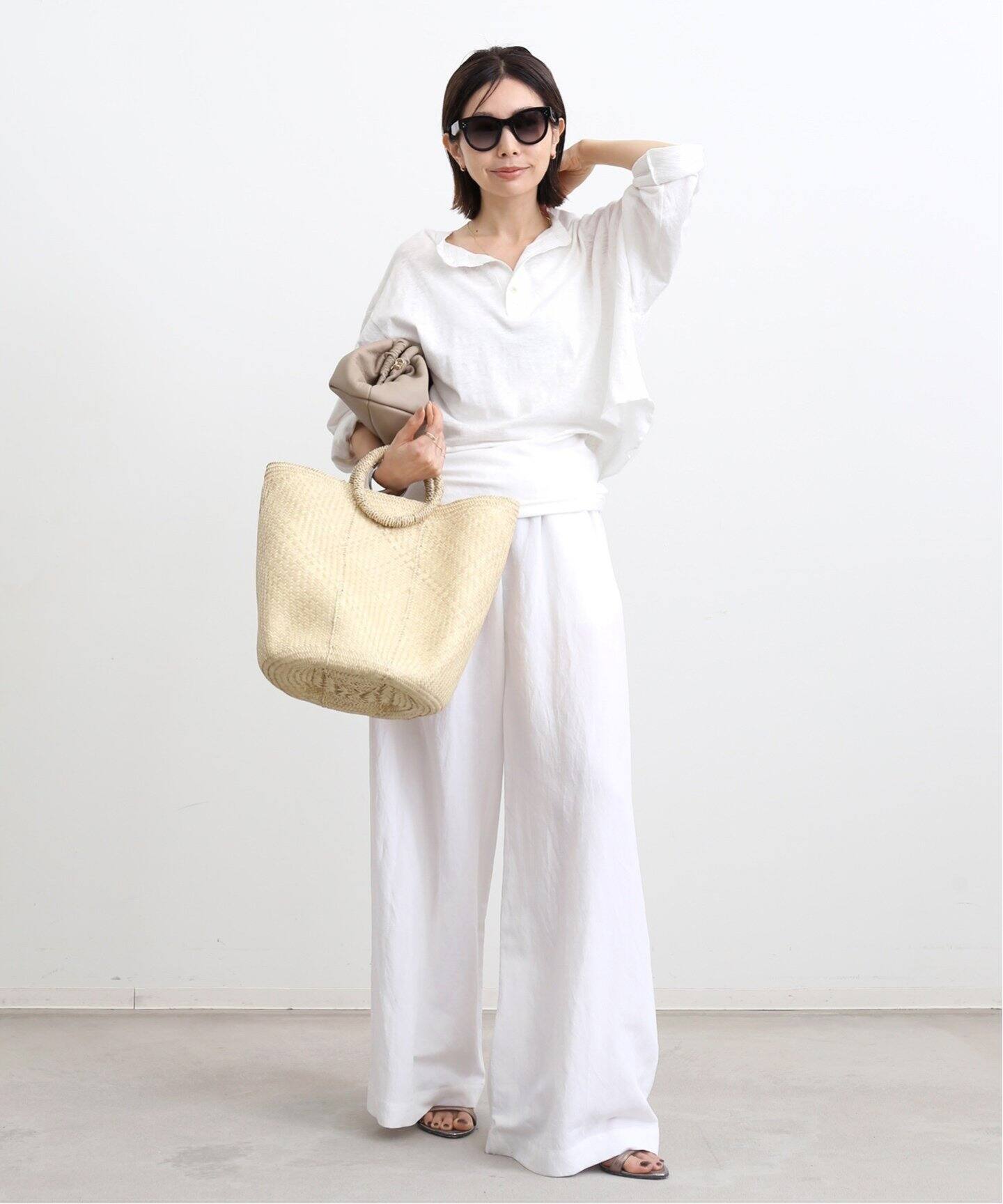 GOOD GRIEF!/グッド グリーフ】 HENLEY SHORT TOP（Tシャツ 