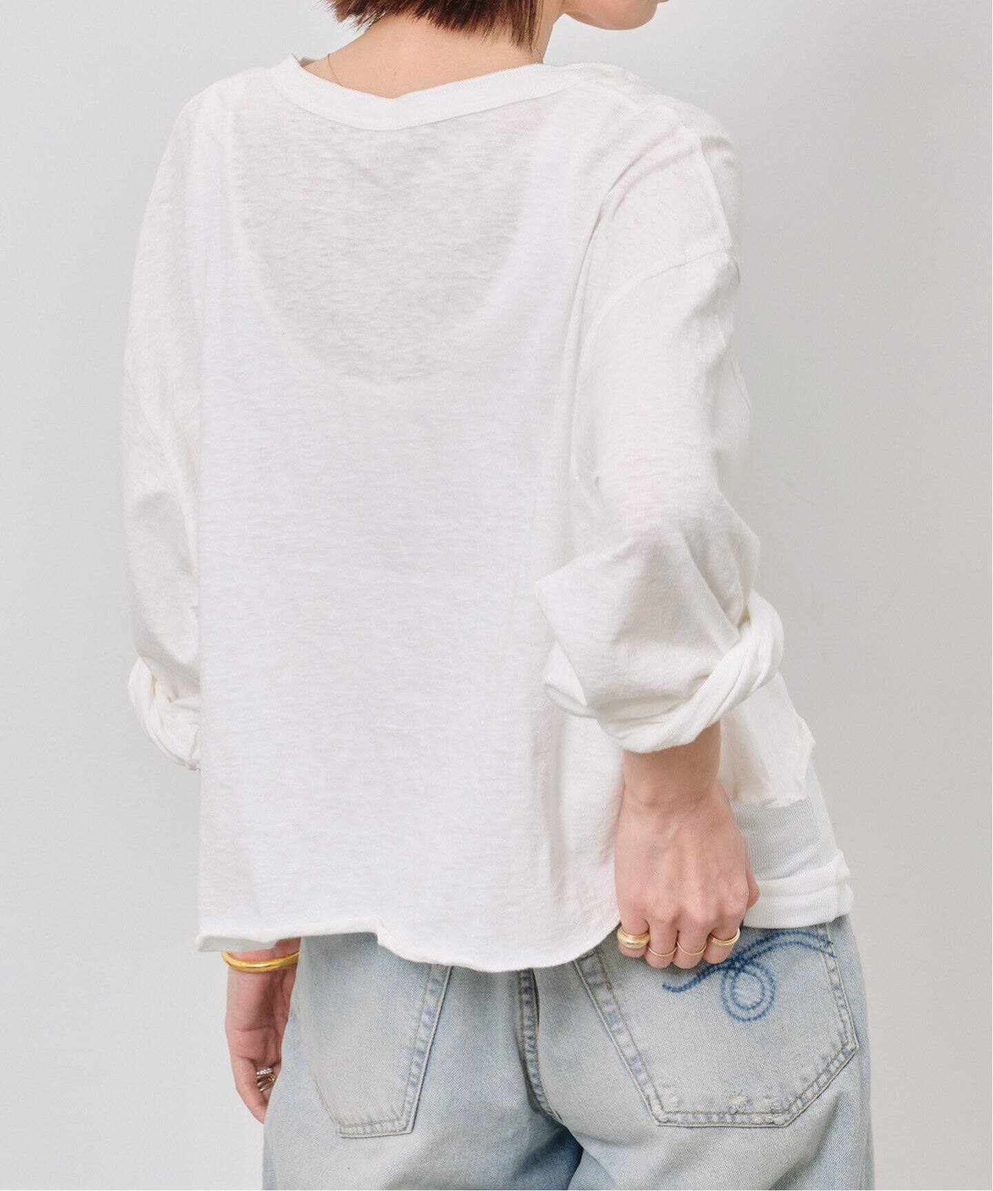 GOOD GRIEF!/グッド グリーフ】 HENLEY SHORT TOP（Tシャツ 