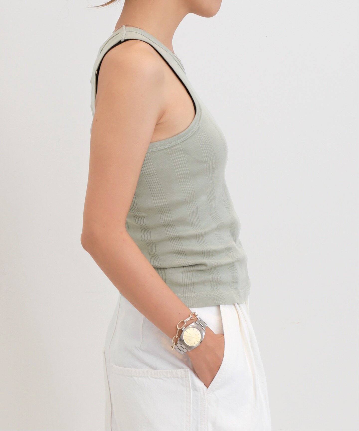 GOOD GRIEF!/グッド グリーフ】 Ramdom Rib Tank Top（タンクトップ  