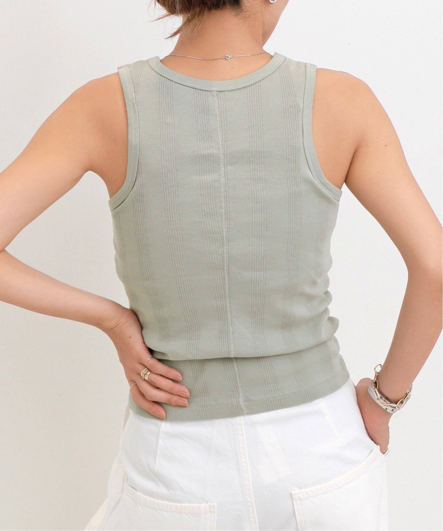 GOOD GRIEF!/グッド グリーフ】 Ramdom Rib Tank Top（タンクトップ 