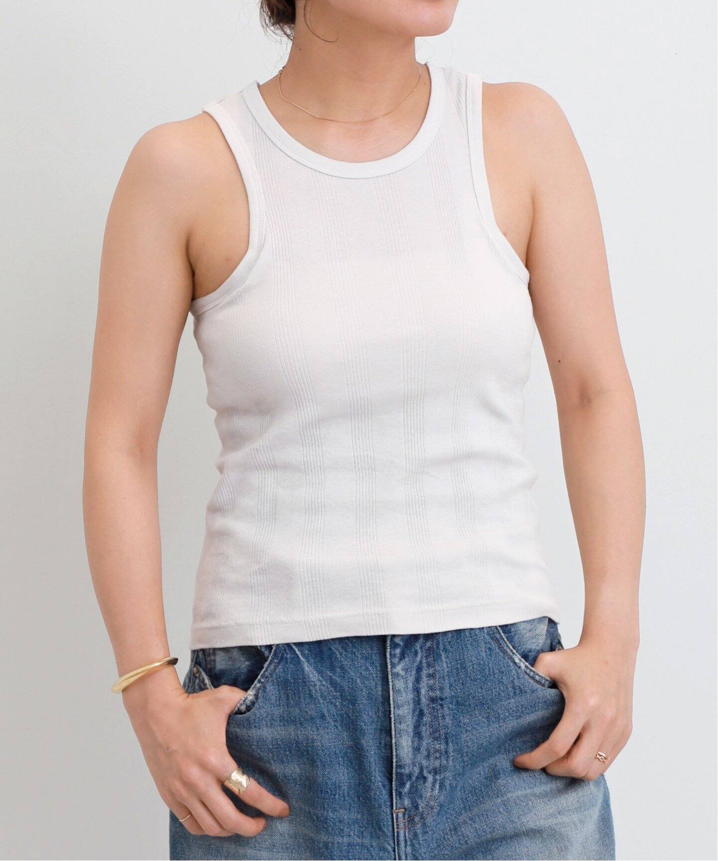 GOOD GRIEF!/グッド グリーフ】 Ramdom Rib Tank Top（タンクトップ  