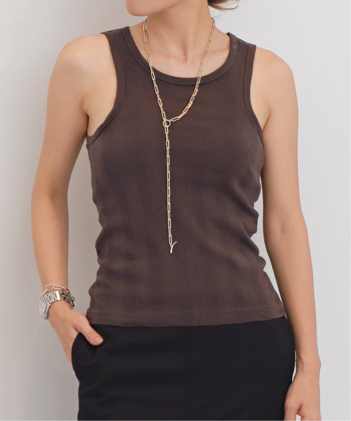 GOOD GRIEF!/グッド グリーフ】 Ramdom Rib Tank Top（タンクトップ  