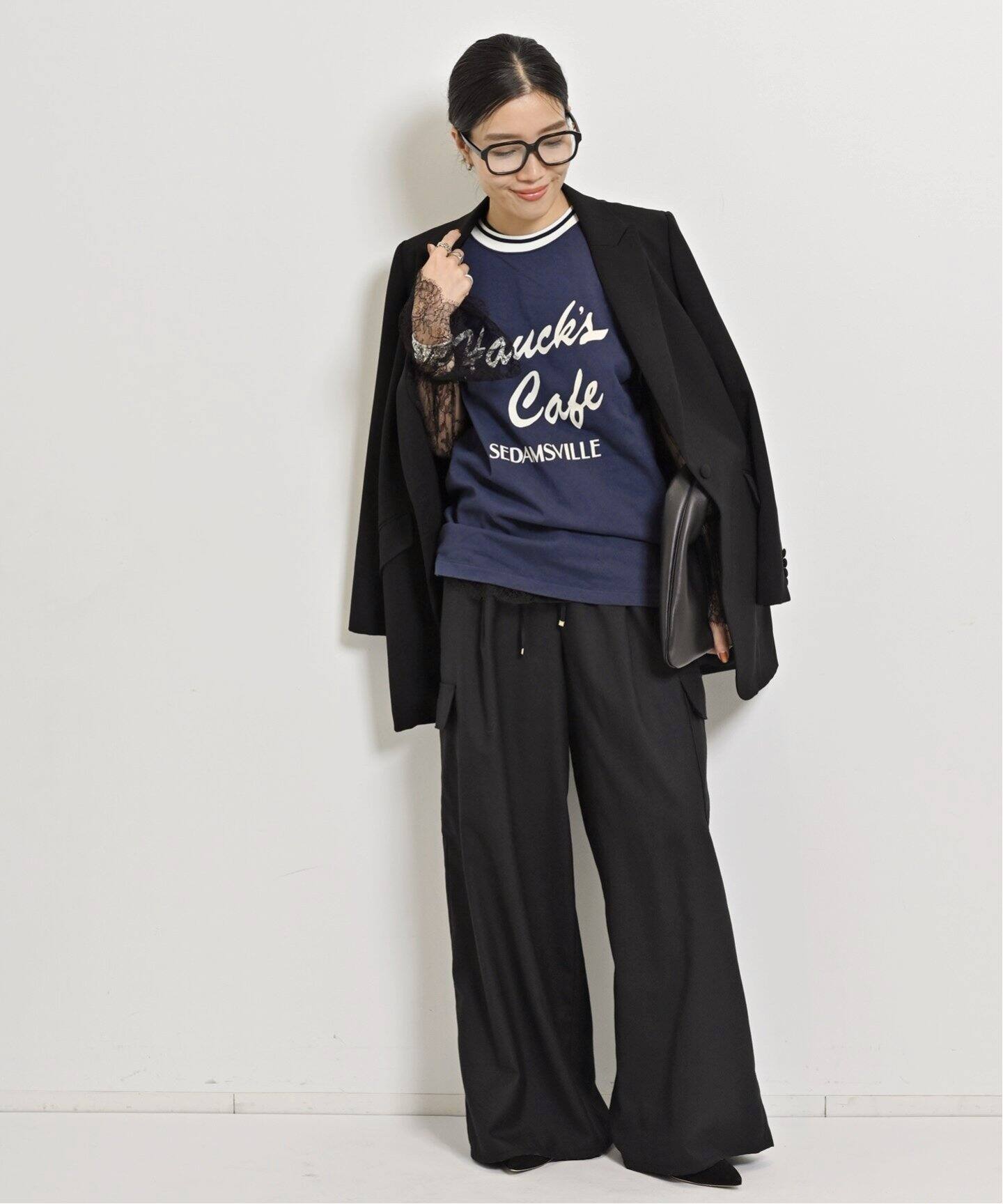 STAMMBAUM/シュタンバウム】 LINE TEE（Tシャツ／カットソー）｜L  