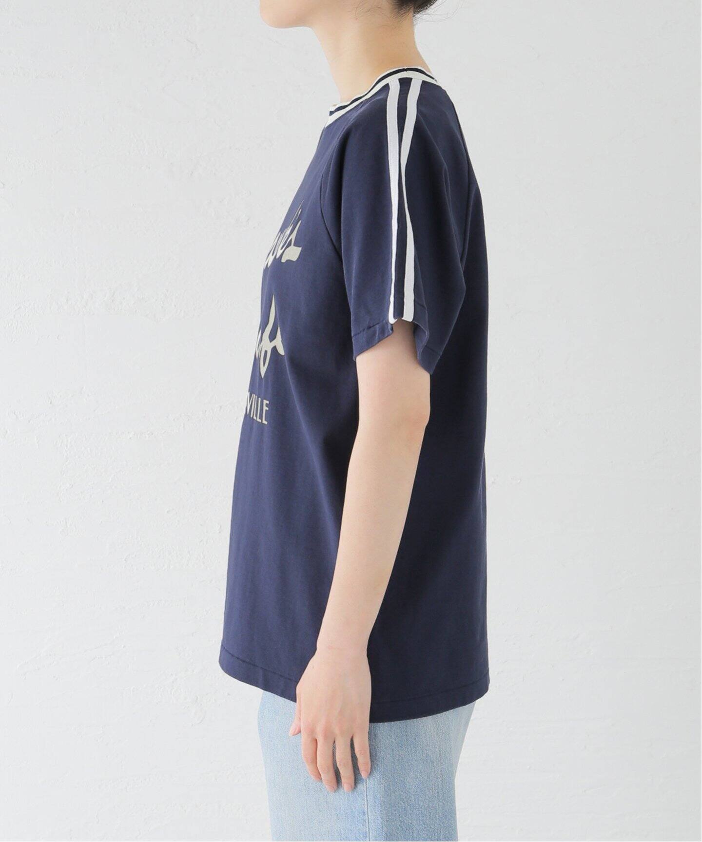 STAMMBAUM/シュタンバウム】 LINE TEE（Tシャツ／カットソー）｜L  