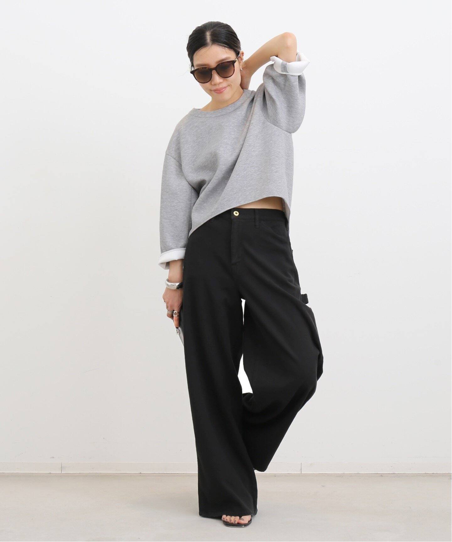 LISIERE Punch Crewneck Pullover（Tシャツ／カットソー）｜L 