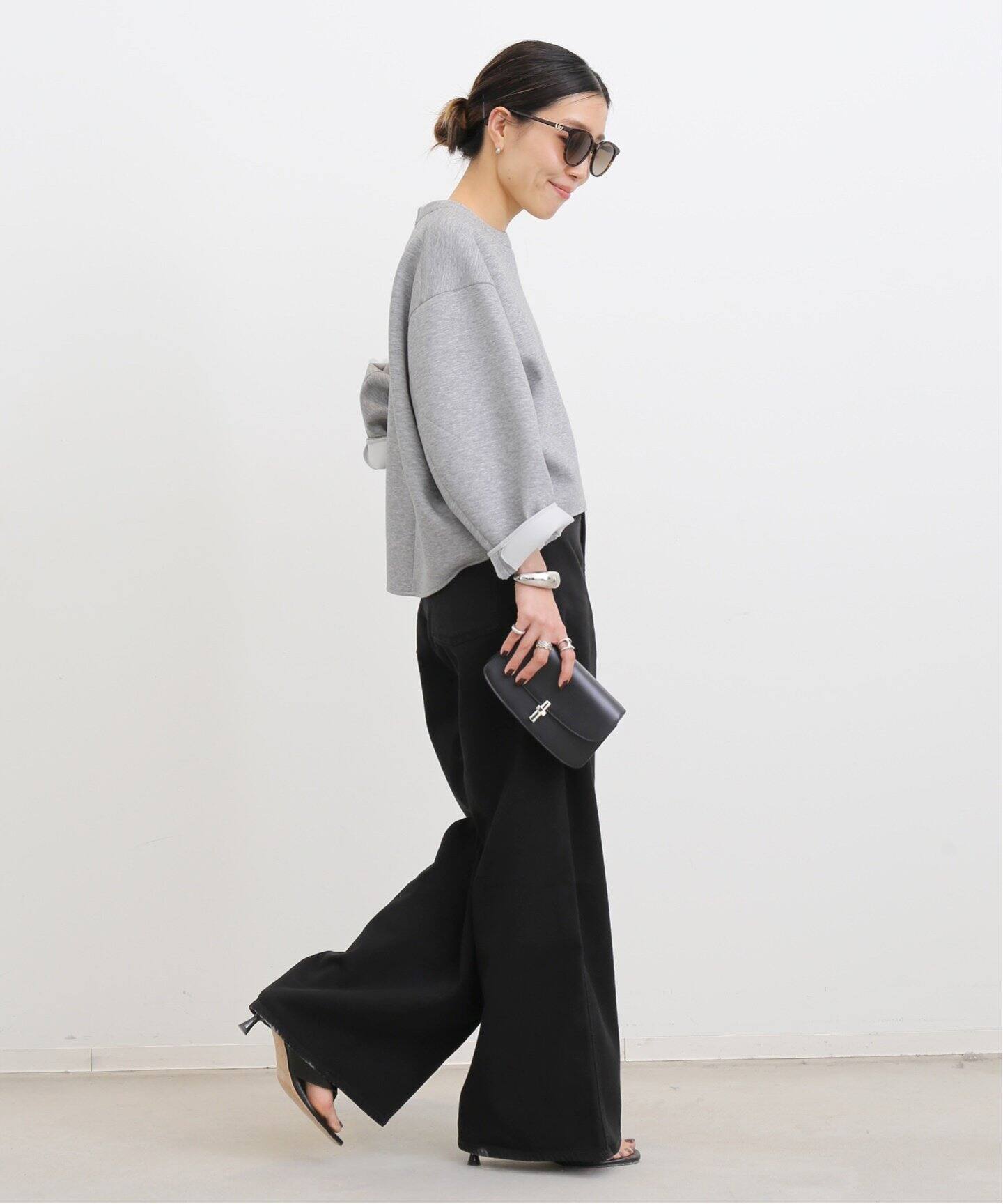 LISIERE Punch Crewneck Pullover（Tシャツ／カットソー）｜L  