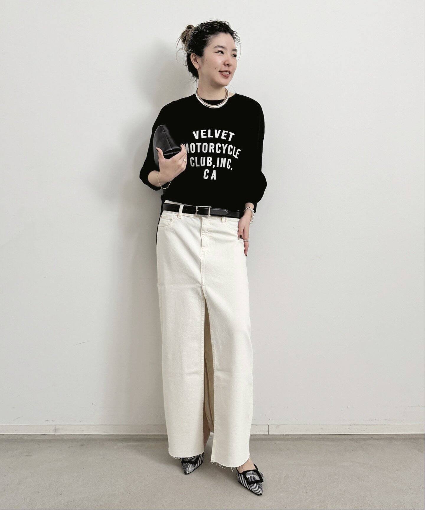 AMERICANA/アメリカーナ】 Football T-Shirt（Tシャツ／カットソー 