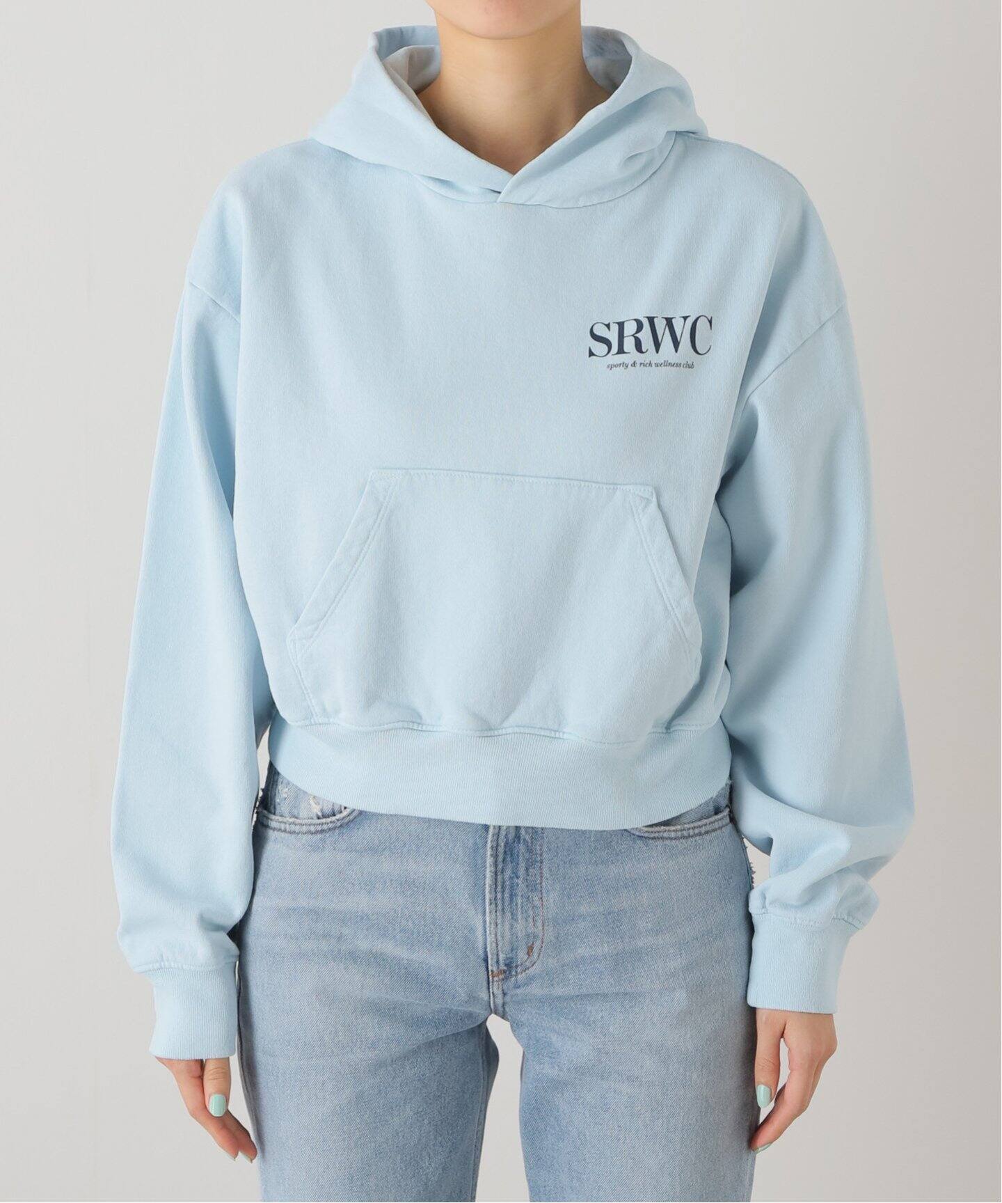 SPORTY＆RICH/スポーティアンドリッチ】 SRWC HOODY（パーカー）｜L  
