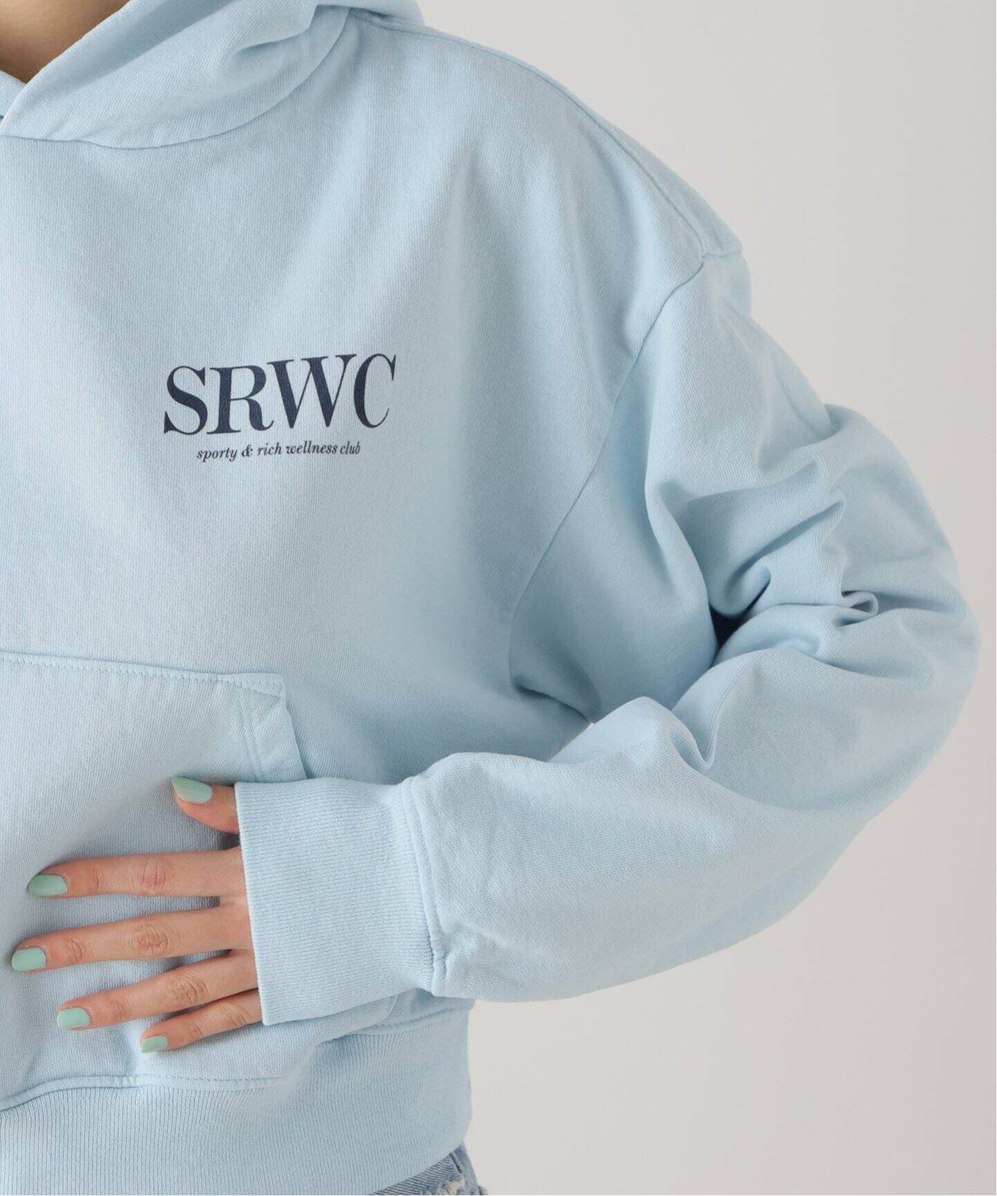 SPORTY＆RICH/スポーティアンドリッチ】 SRWC HOODY（パーカー）｜L  