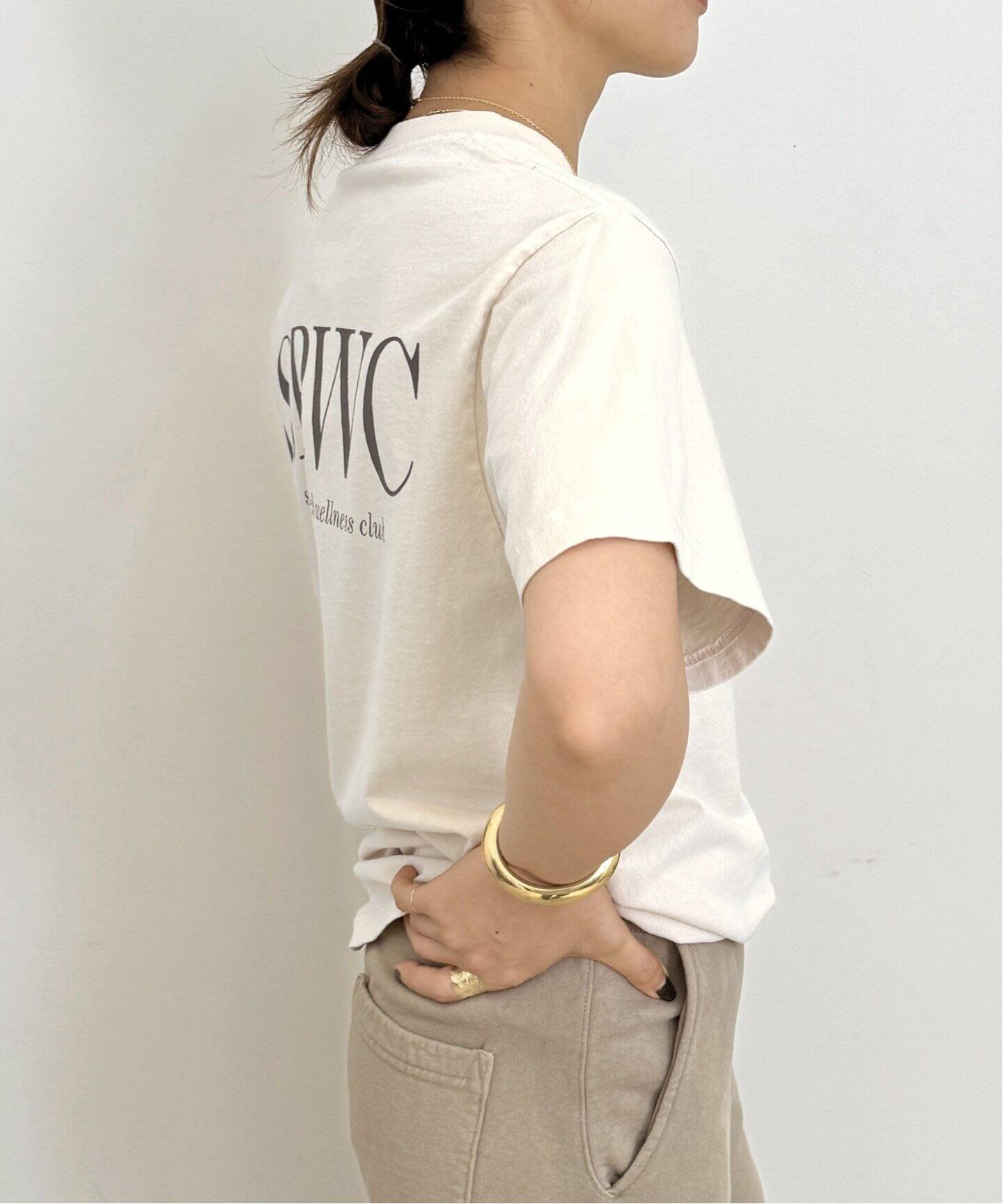 SPORTY&RICH/スポーティアンドリッチ】 SRWC T-SHIRT（Tシャツ  