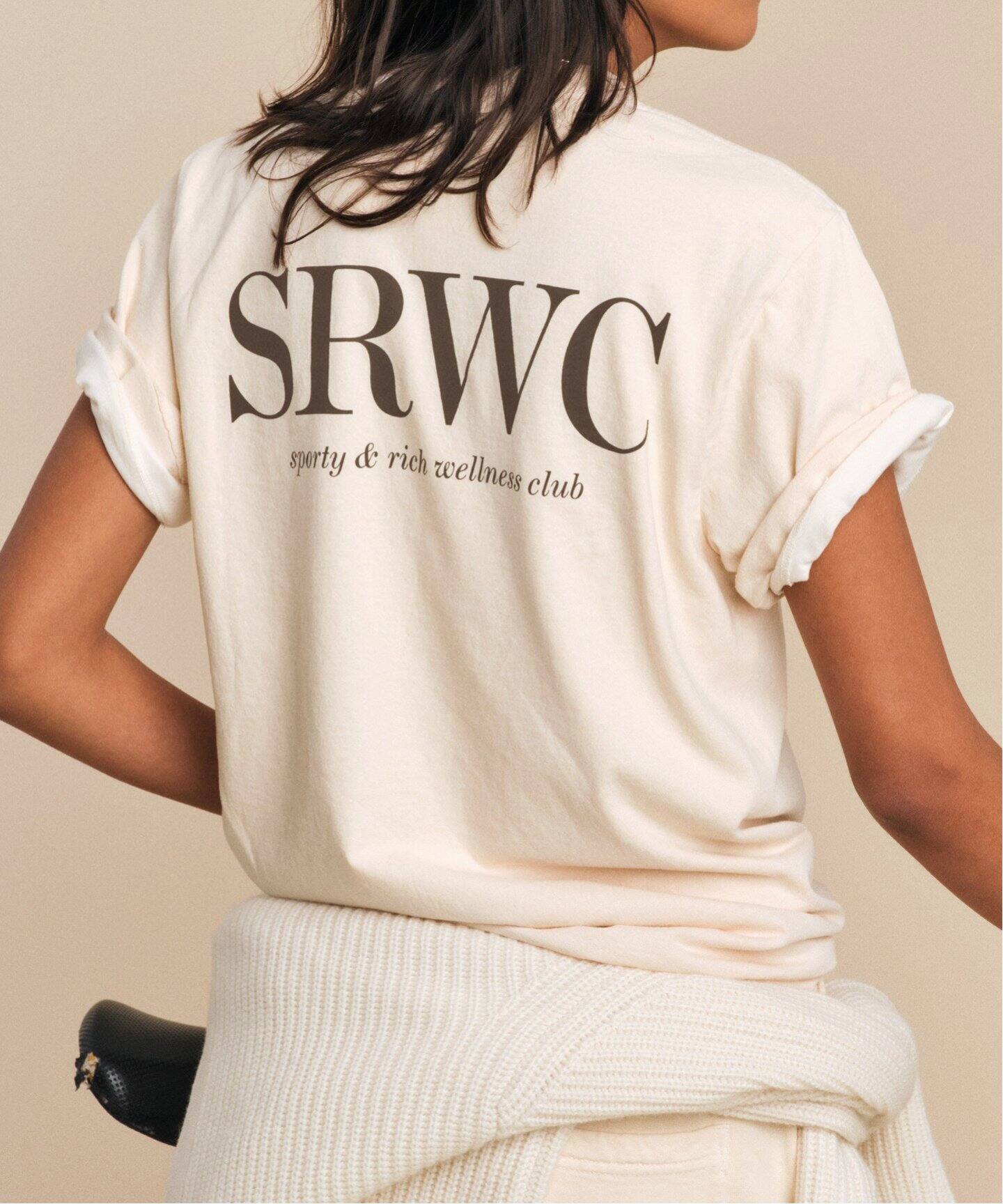 SPORTY&RICH/スポーティアンドリッチ】 SRWC T-SHIRT（Tシャツ  