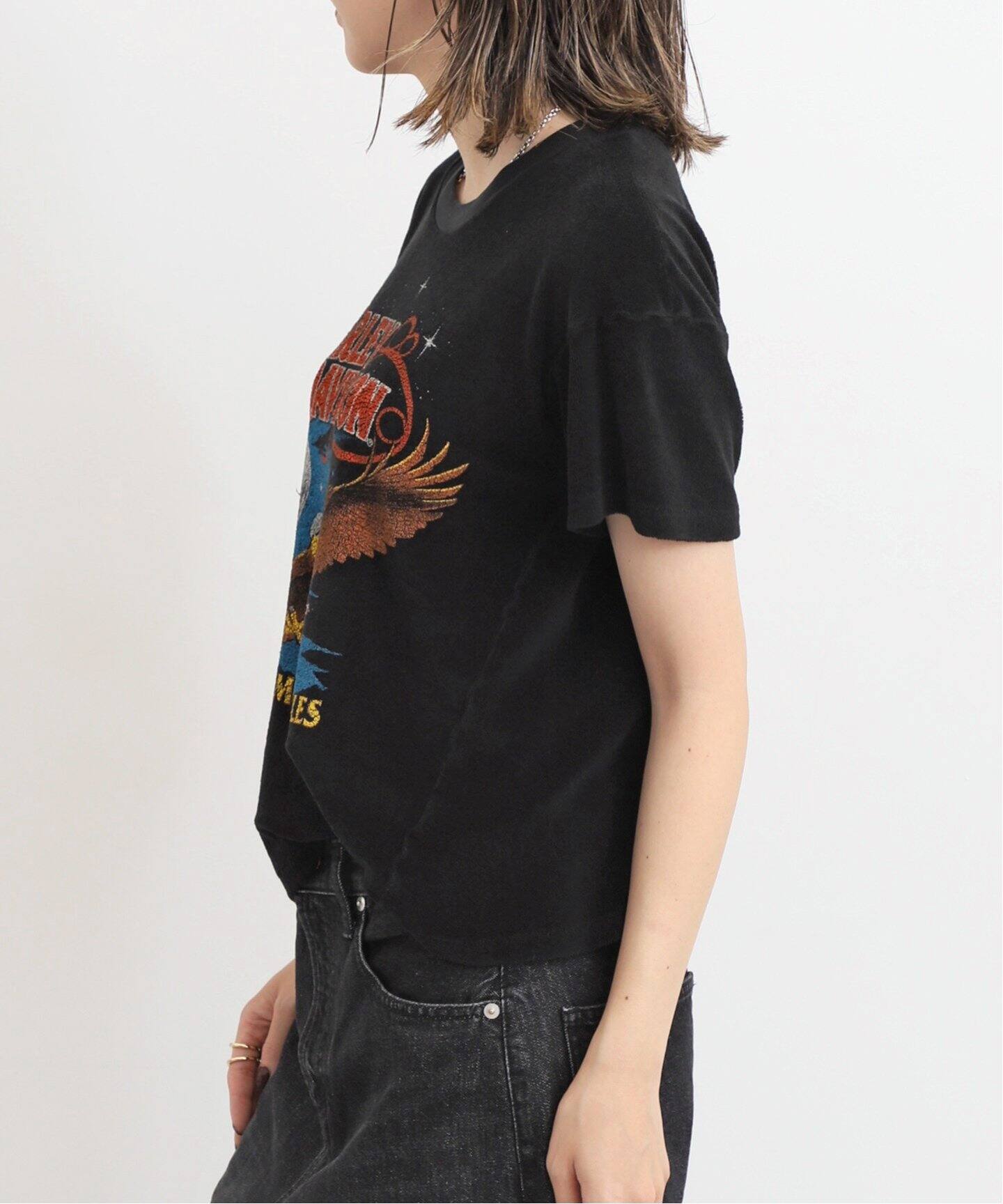 MADE WORN/メイド ウォン】 Harley moon Terrycloth Tee（Tシャツ 