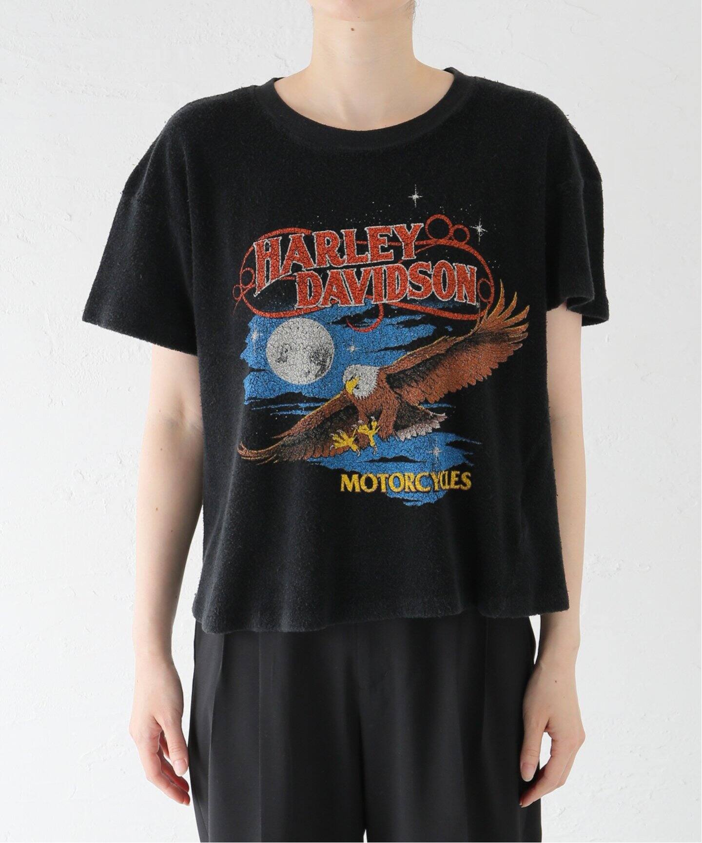 MADE WORN/メイド ウォン】 Harley moon Terrycloth Tee（Tシャツ 