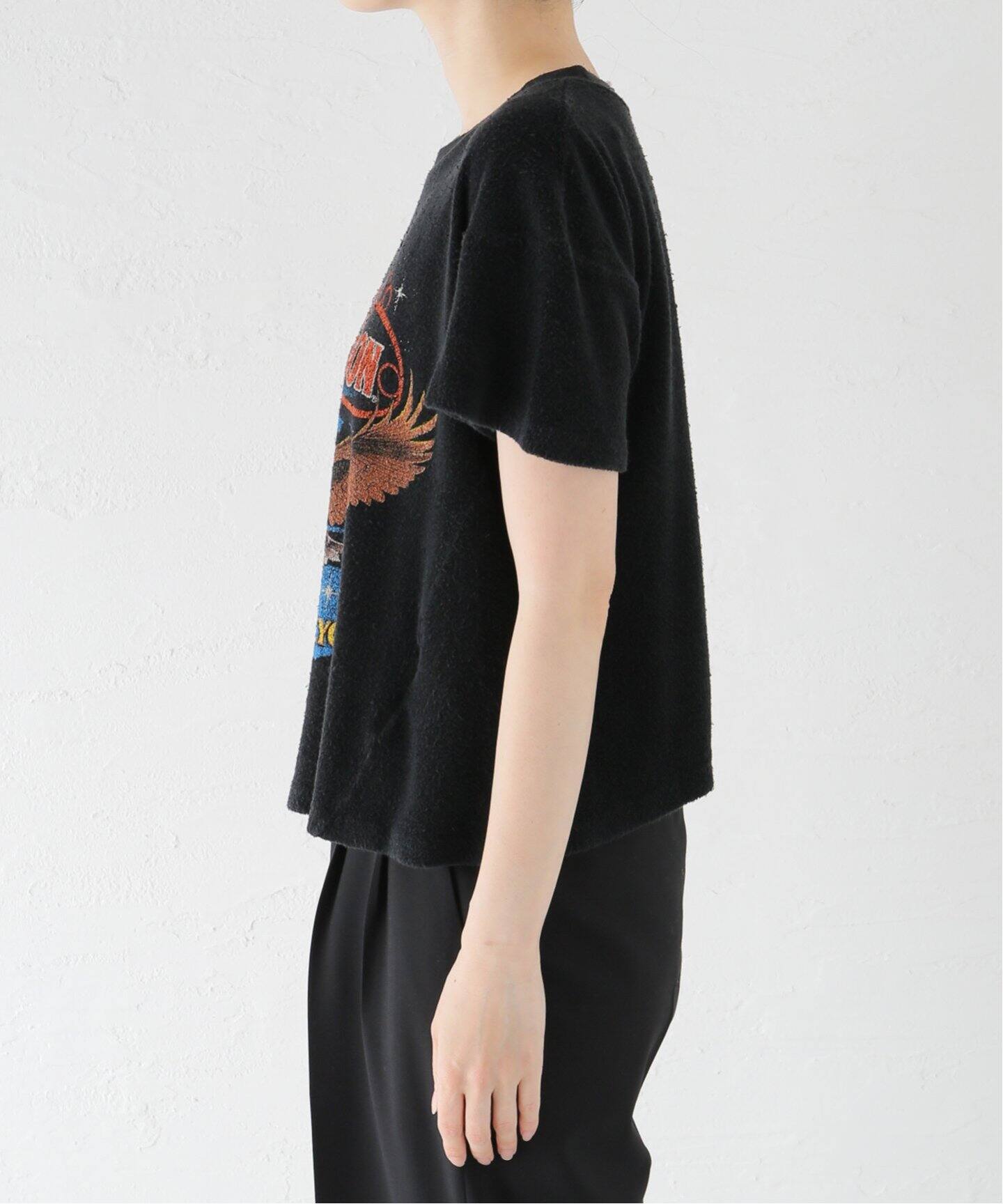 MADE WORN/メイド ウォン】 Harley moon Terrycloth Tee（Tシャツ 