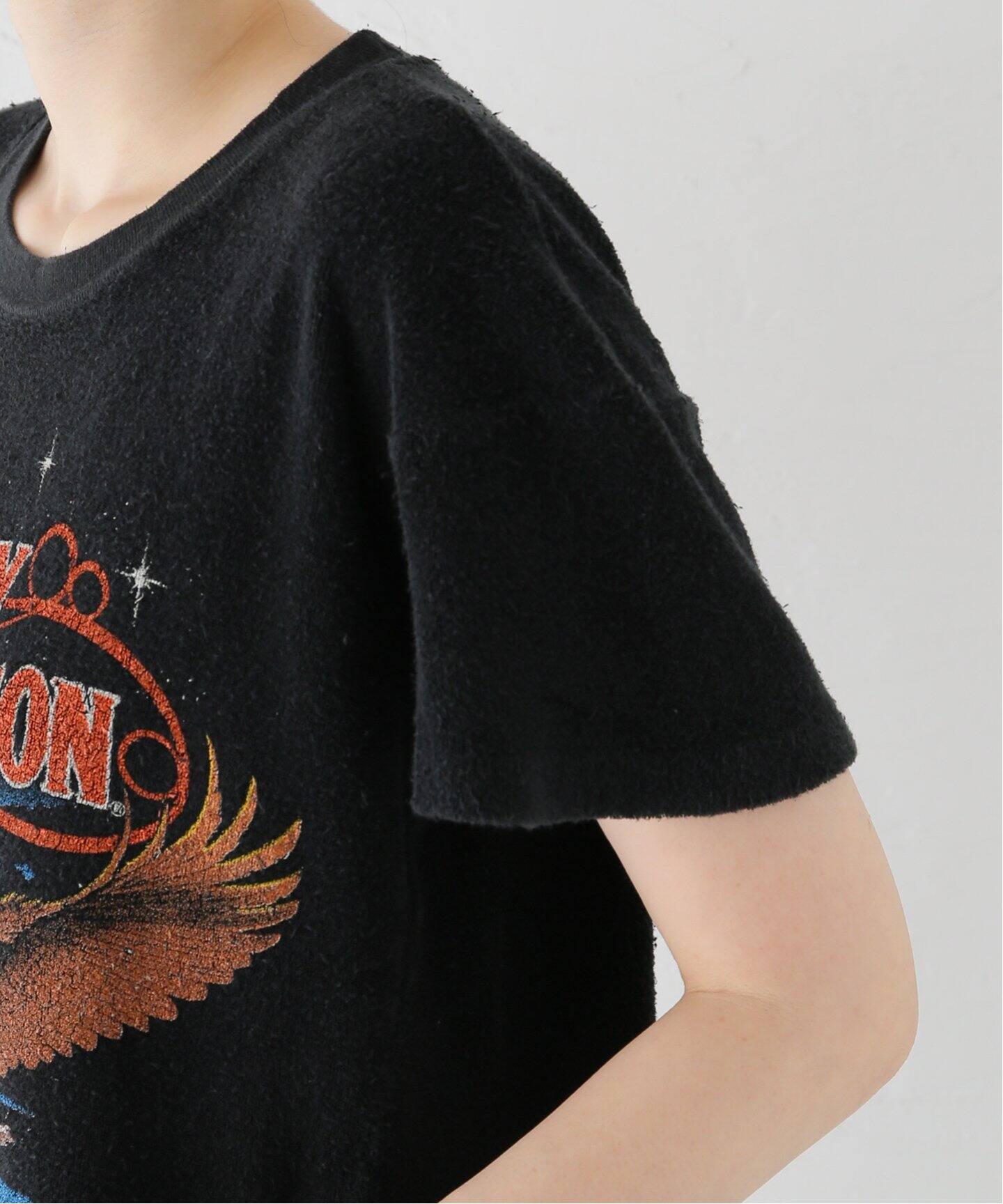MADE WORN/メイド ウォン】 Harley moon Terrycloth Tee（Tシャツ 