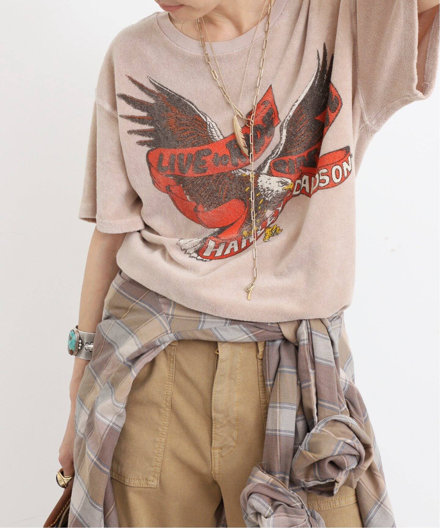 MADE WORN/メイド ウォン】 Live to Ride Terrycloth 90s Fit（Tシャツ 