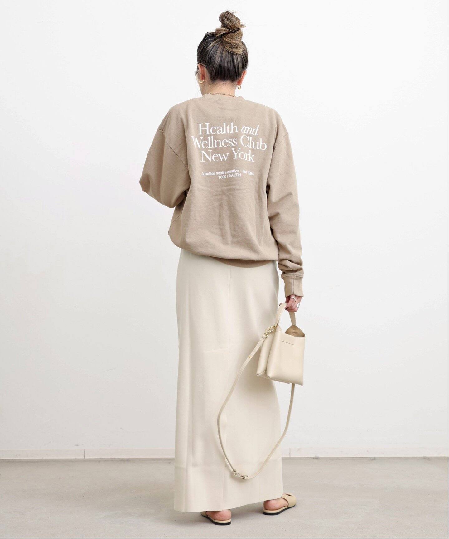 SPORTY＆RICH/スポーティアンドリッチ】 HWCNY CREW NECK SWEAT 