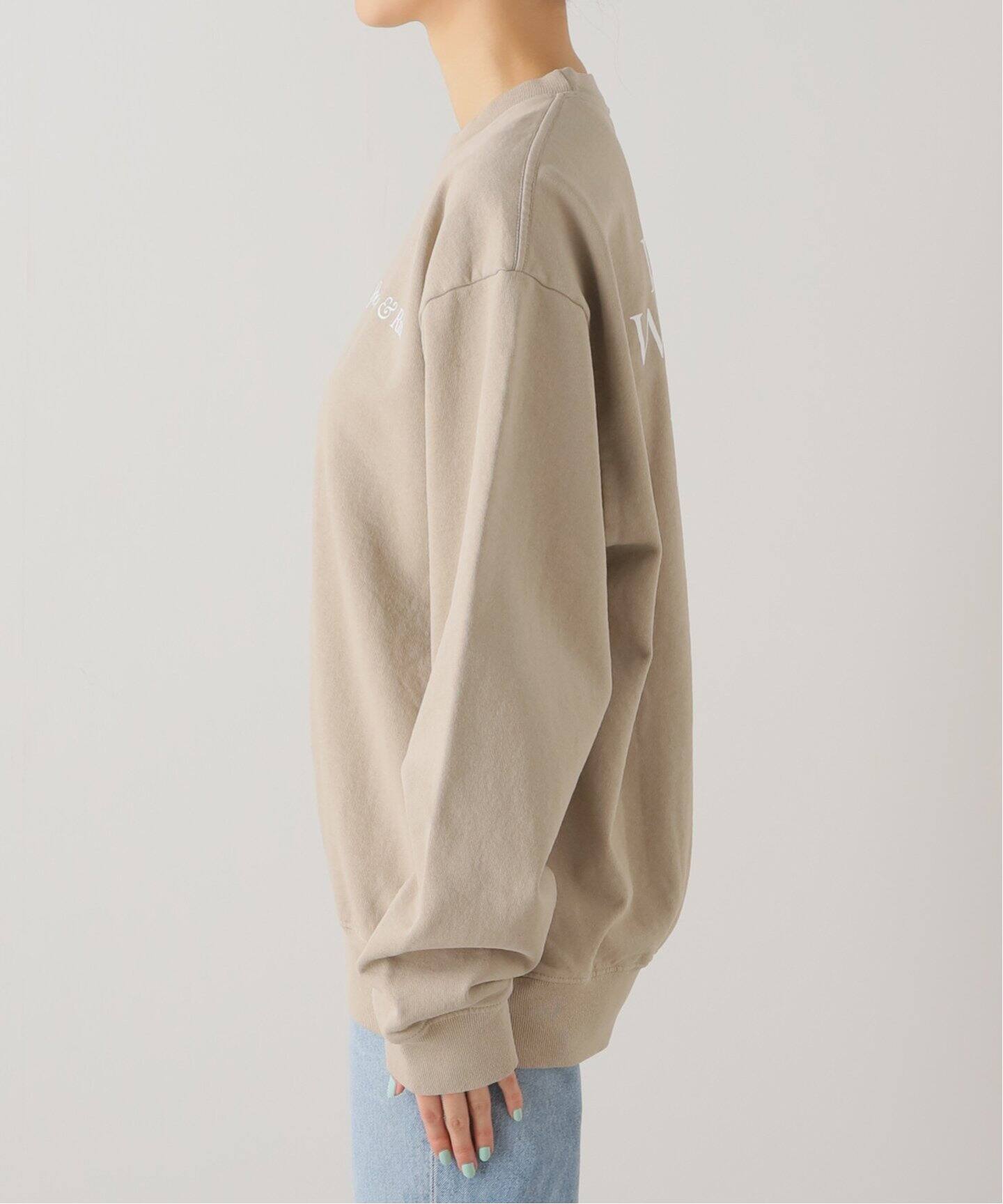 SPORTY＆RICH/スポーティアンドリッチ】 HWCNY CREW NECK SWEAT 