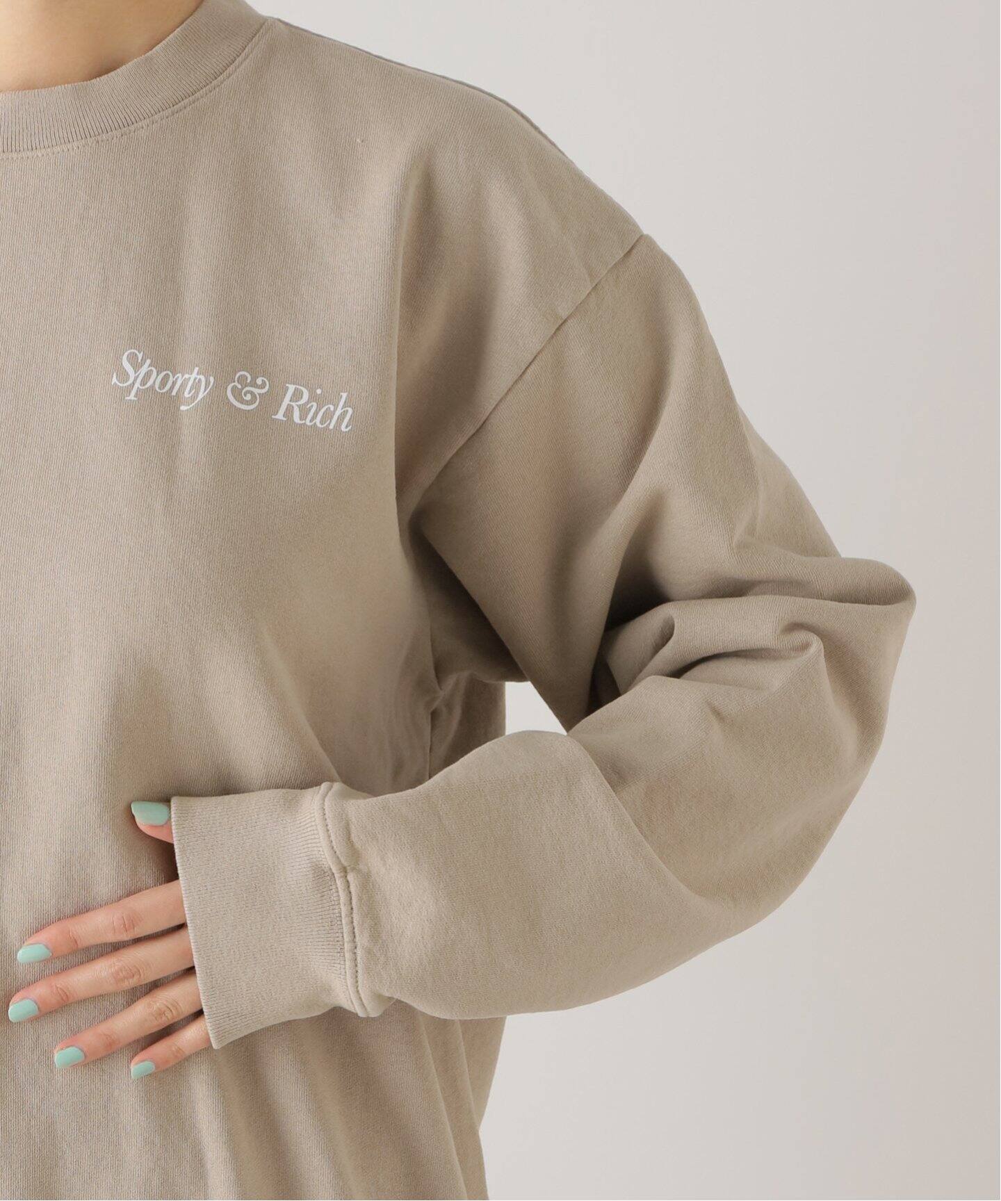 SPORTY＆RICH/スポーティアンドリッチ】 HWCNY CREW NECK SWEAT 