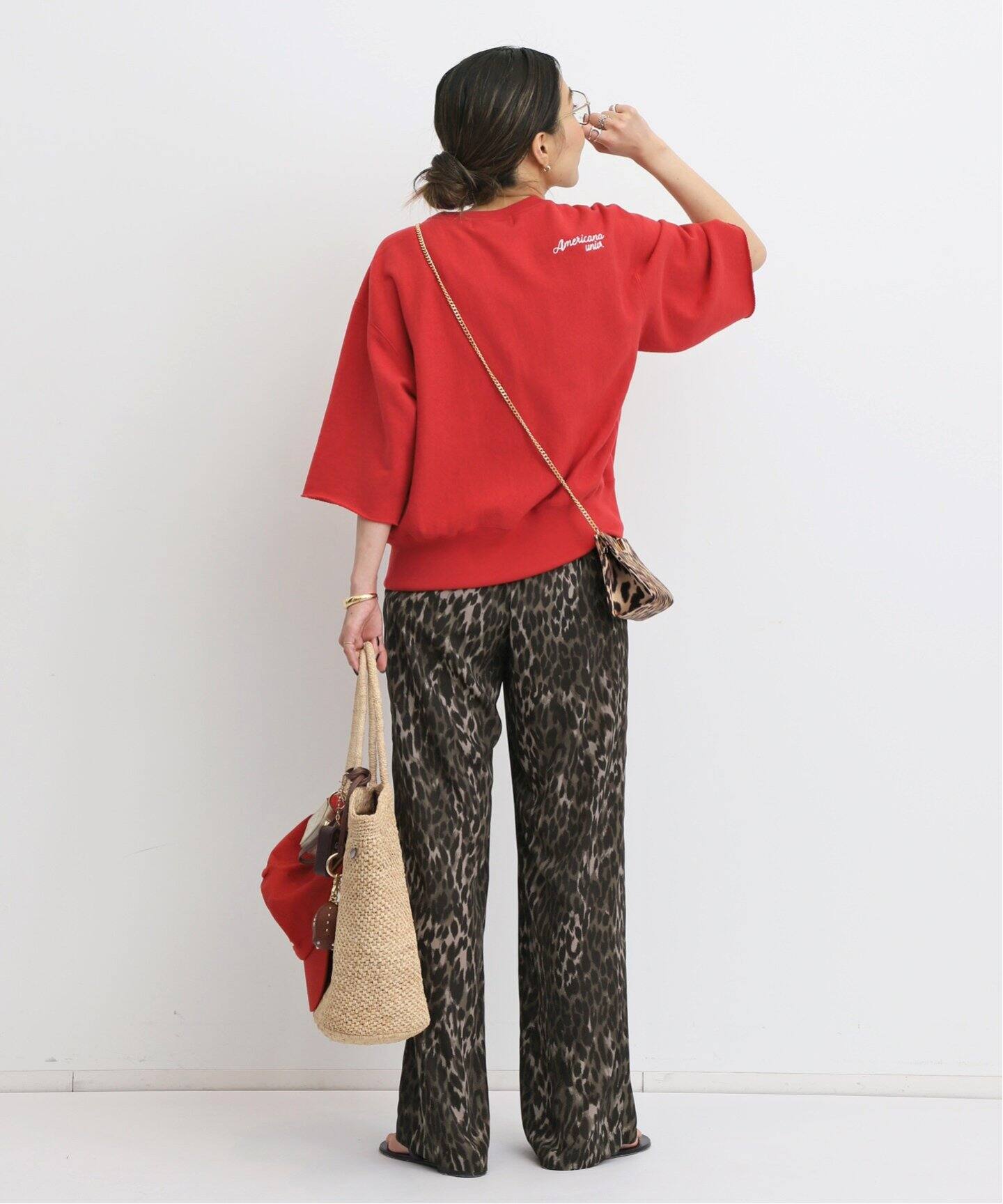 AMERICANA/アメリカーナ】 カットオフスウェット（スウェット）｜L  