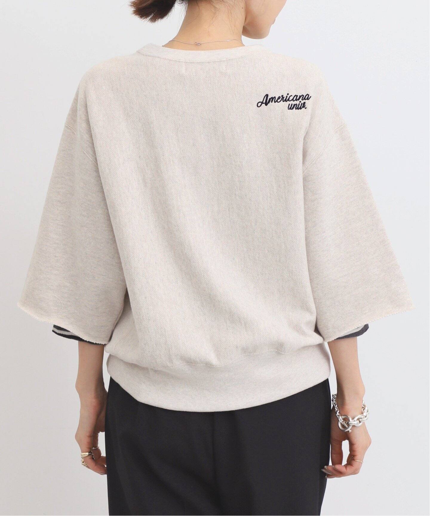 AMERICANA/アメリカーナ】 カットオフスウェット（スウェット）｜L  