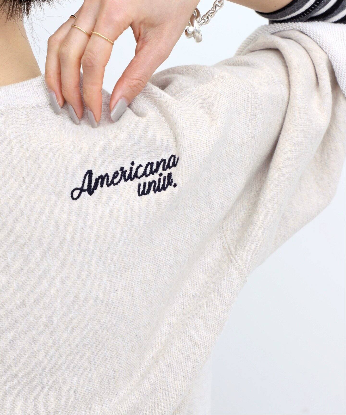 AMERICANA/アメリカーナ】 カットオフスウェット（スウェット）｜L  