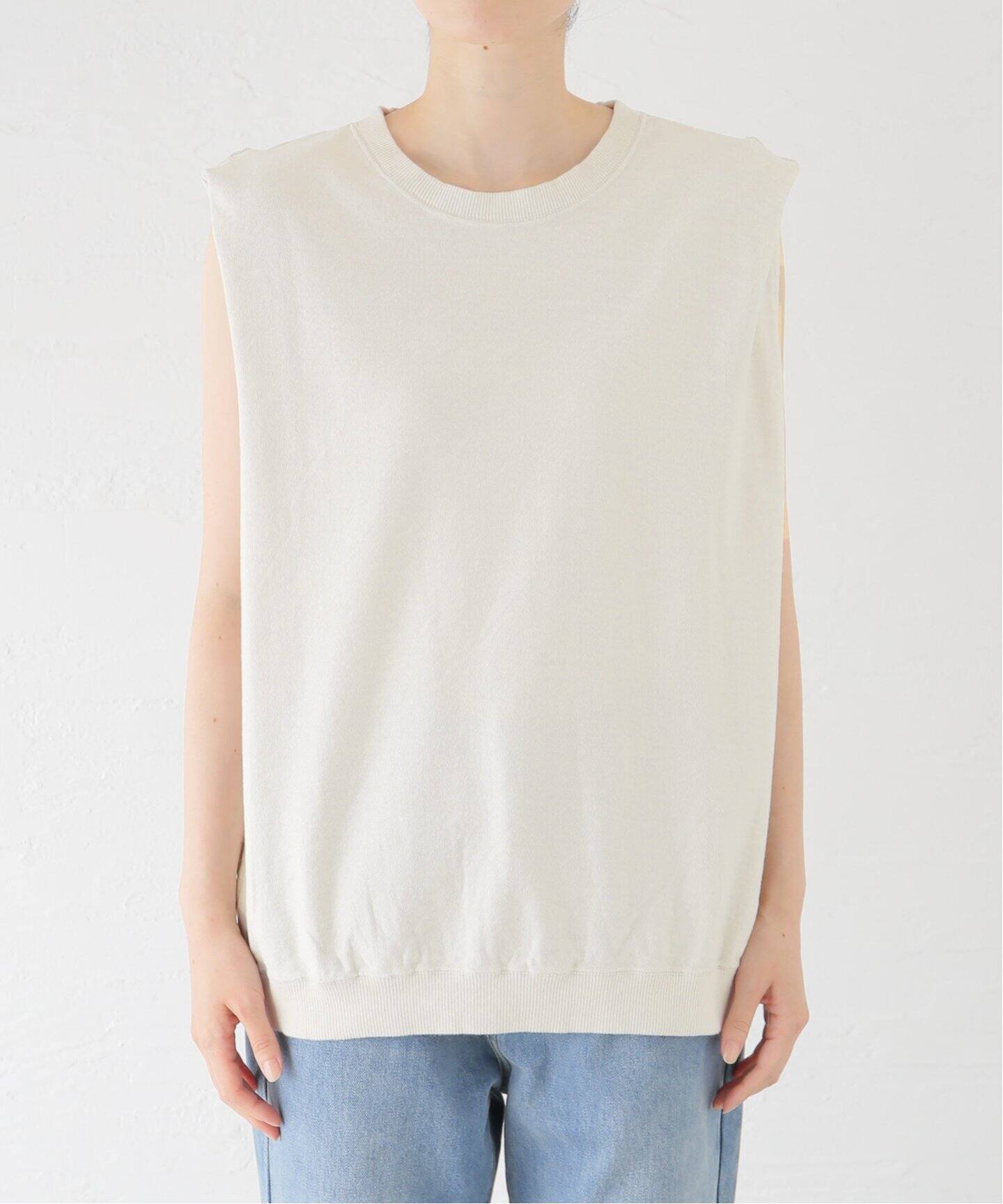 GREYCHORD/グレーコード】 NO SLEEVE SWEAT（スウェット）｜L 