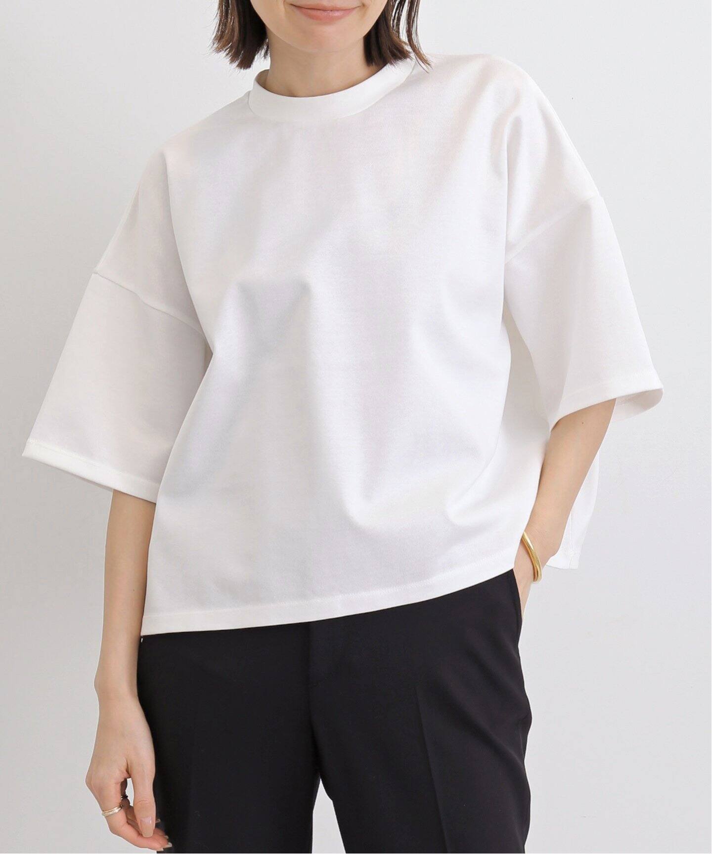 MACKINTOSH/マッキントッシュ】 オーバーサイズボックスムジカットソー 