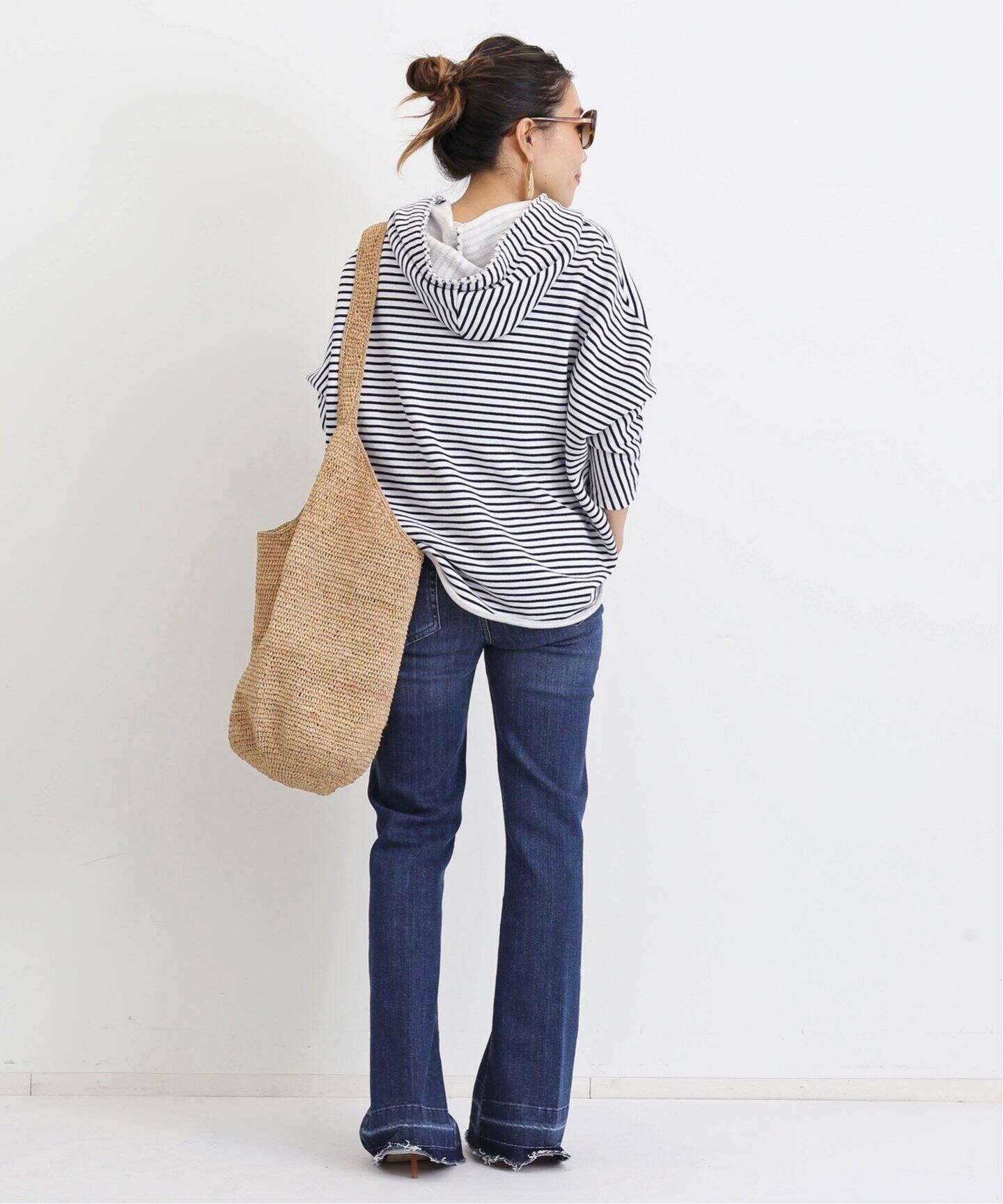 FRANK&EILEEN/フランクアンドアイリーン】 BORDER HOODIE SWEAT  