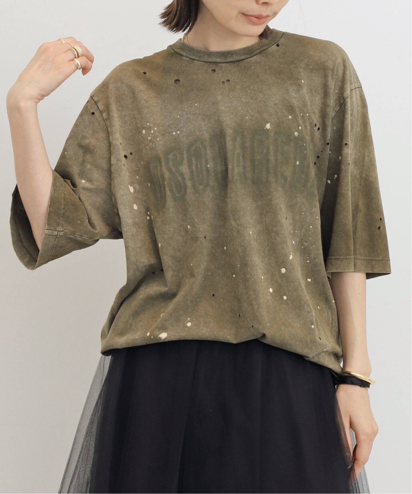 DSQUARED2/ディースクエアード】 Loose Fit Tee（Tシャツ／カットソー  