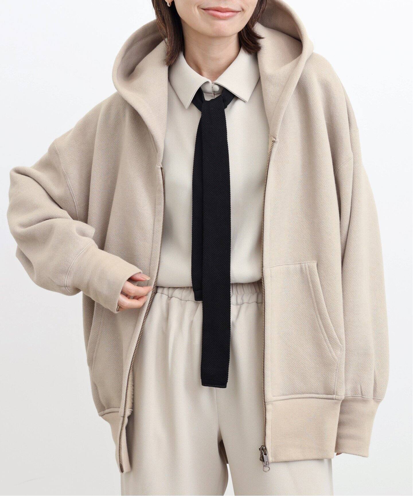 AMERICANA/アメリカーナ】 WIDE FULLZIP HOODIE（パーカー）｜L  