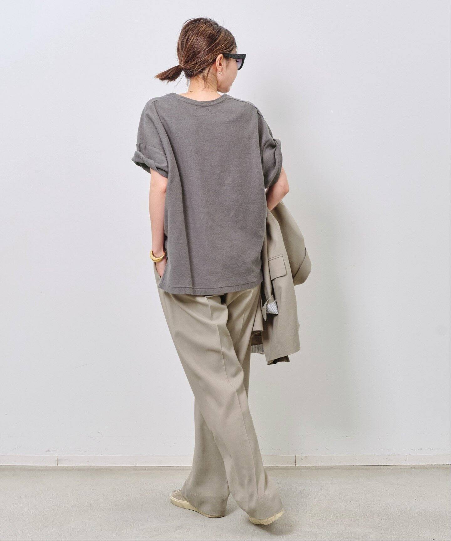 GREYCHORD/グレーコード】 French sleeve Tee（Tシャツ／カットソー  