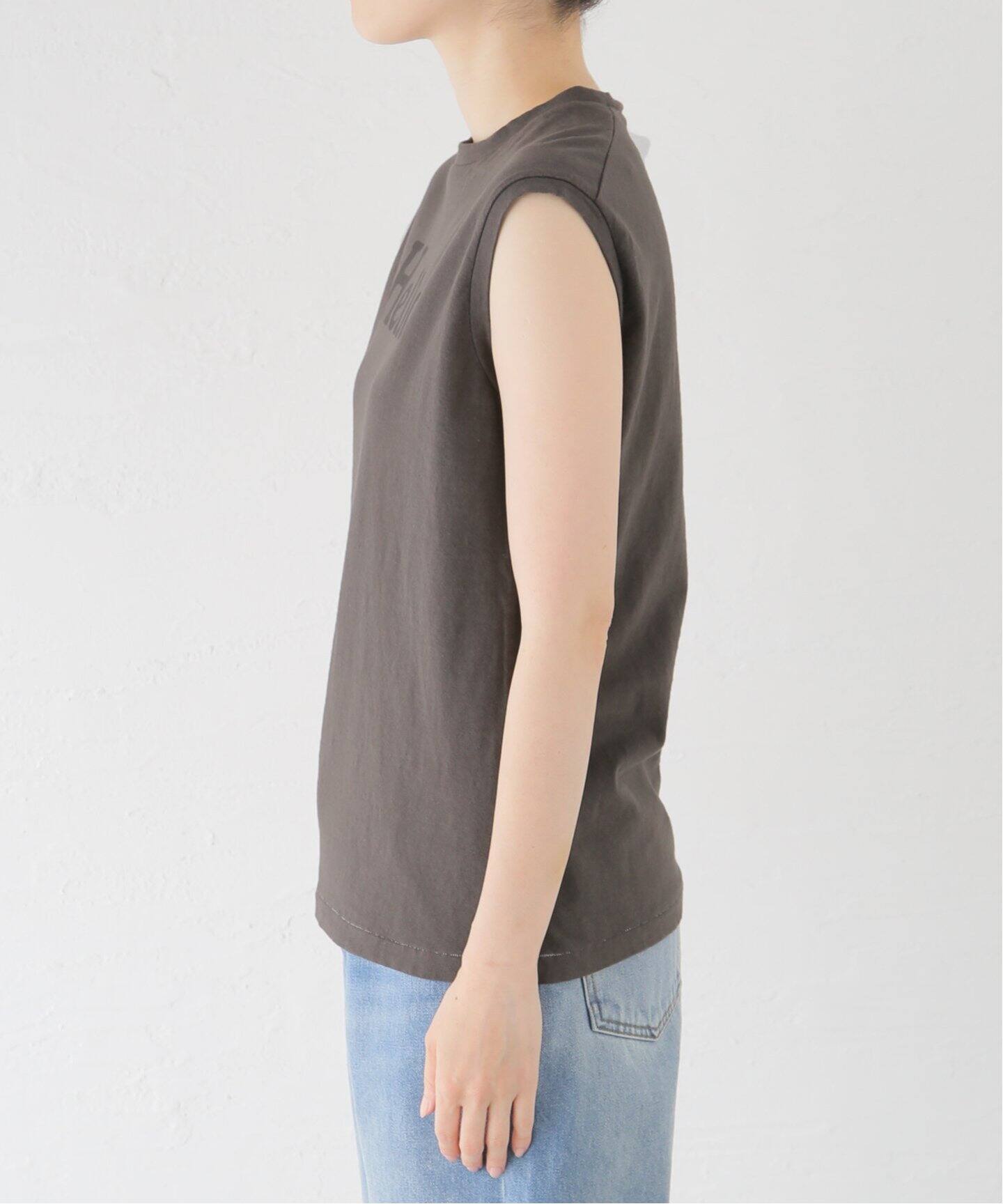 MADISON BLUE/マディソン ブルー】 HELLO NO SLEEVE TEE（Tシャツ 