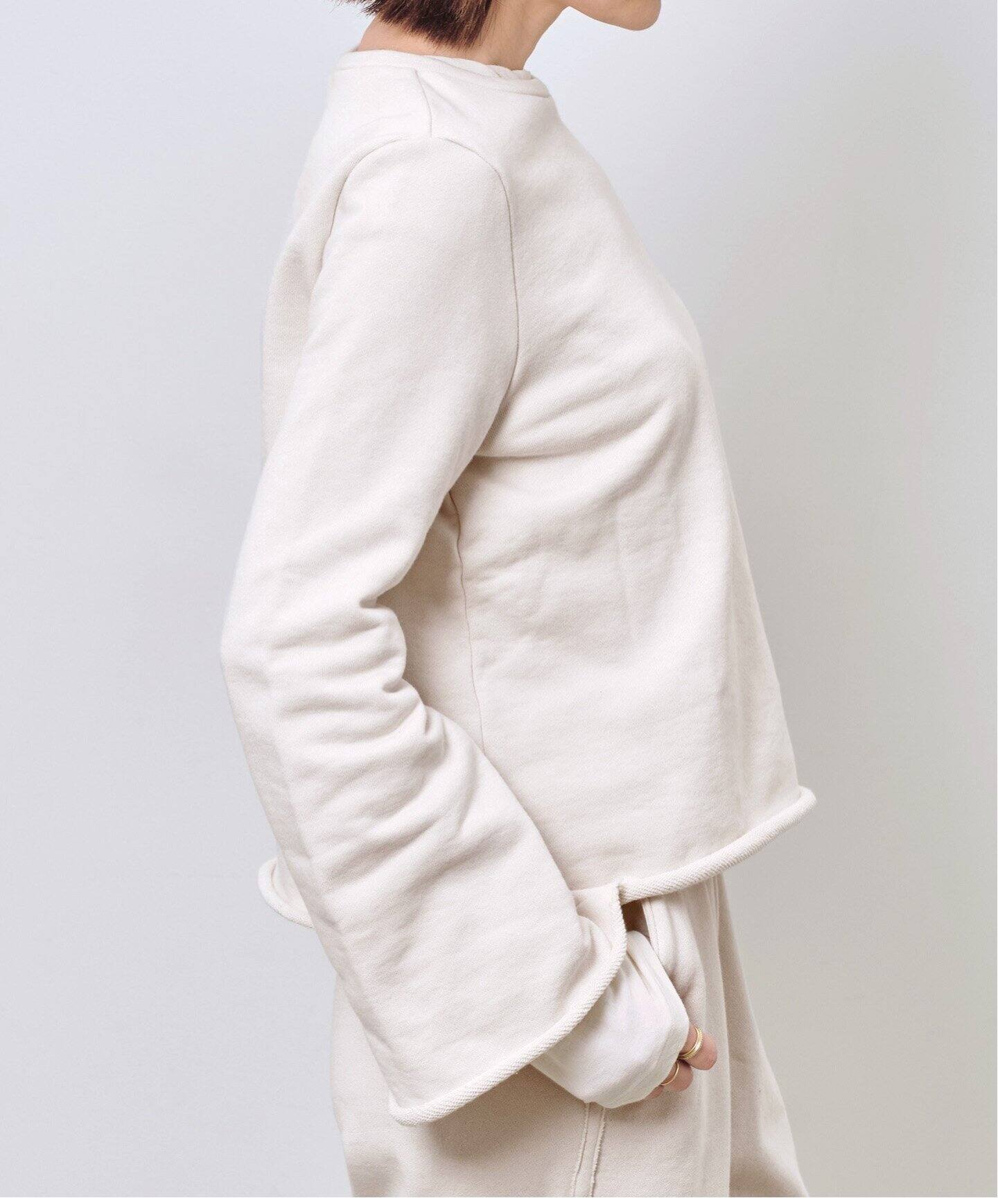 GREYCHORD/グレーコード】 Bell sleeve Tops（スウェット）｜L 