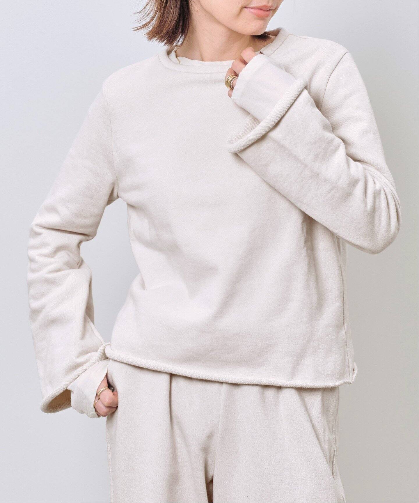 GREYCHORD/グレーコード】 Bell sleeve Tops（スウェット）｜L  