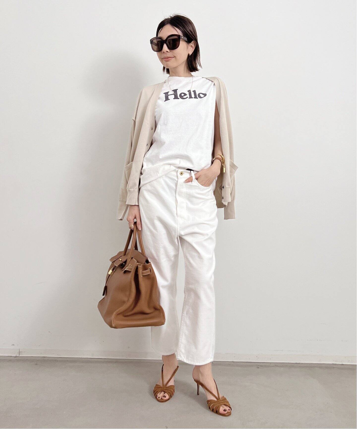 MADISON BLUE/マディソン ブルー】 HELLO NOSLEEVE TEE（Tシャツ 