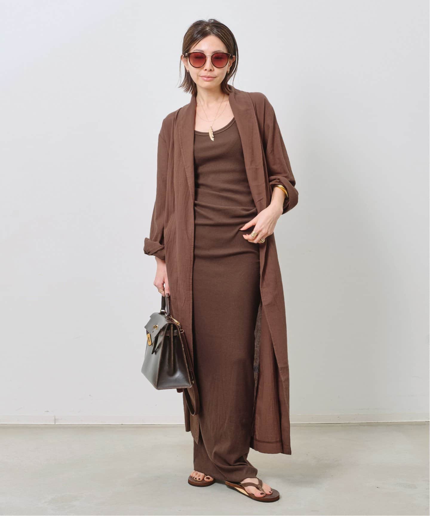 ETERNE/イーターン】 TANK DRESS MAXI（ワンピース）｜L