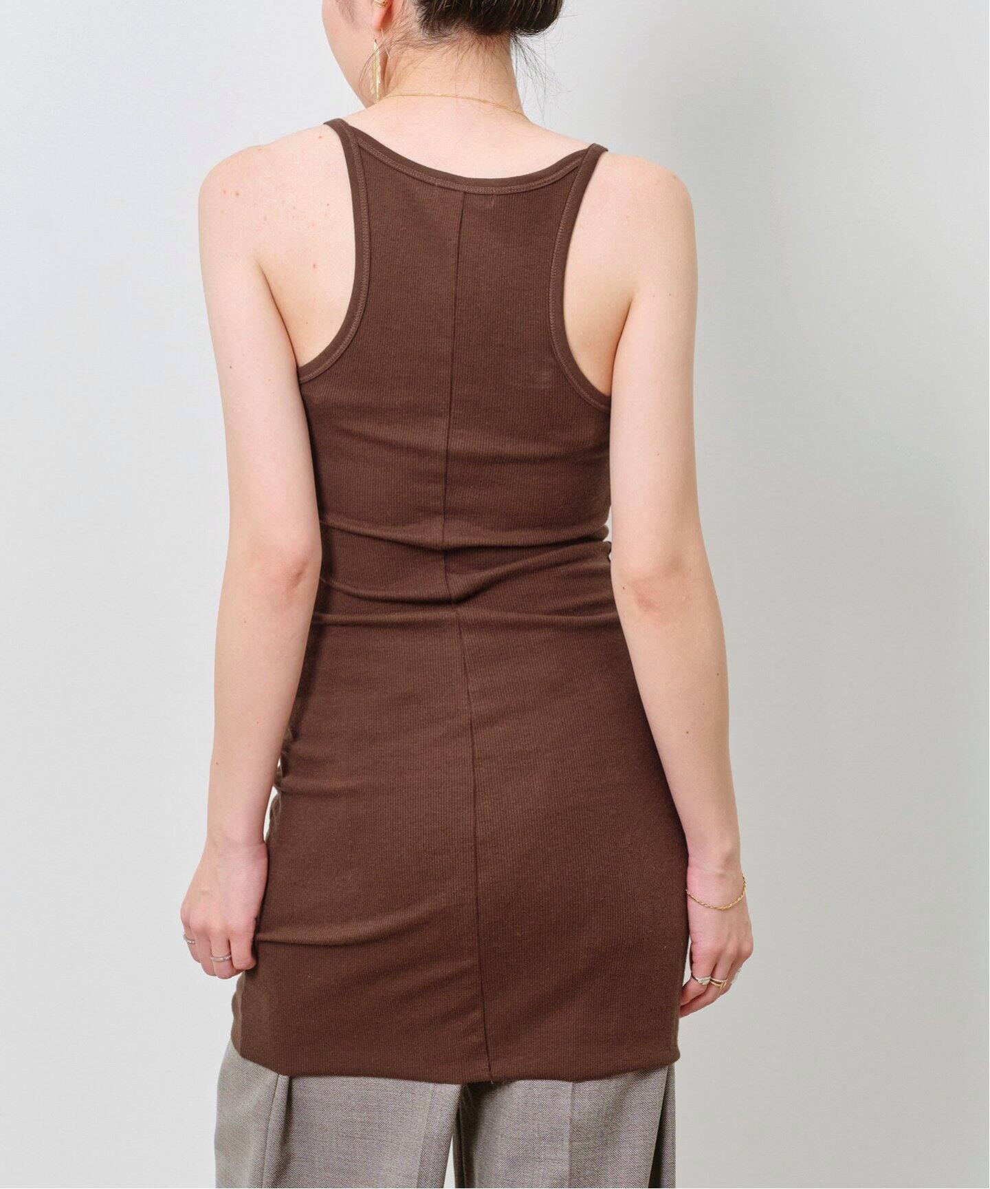 L'Appartement 2Way Raffle ワンピース　アパルトモン ETERNE/イーターン】 TANK DRESS MINI（ワンピース）｜L