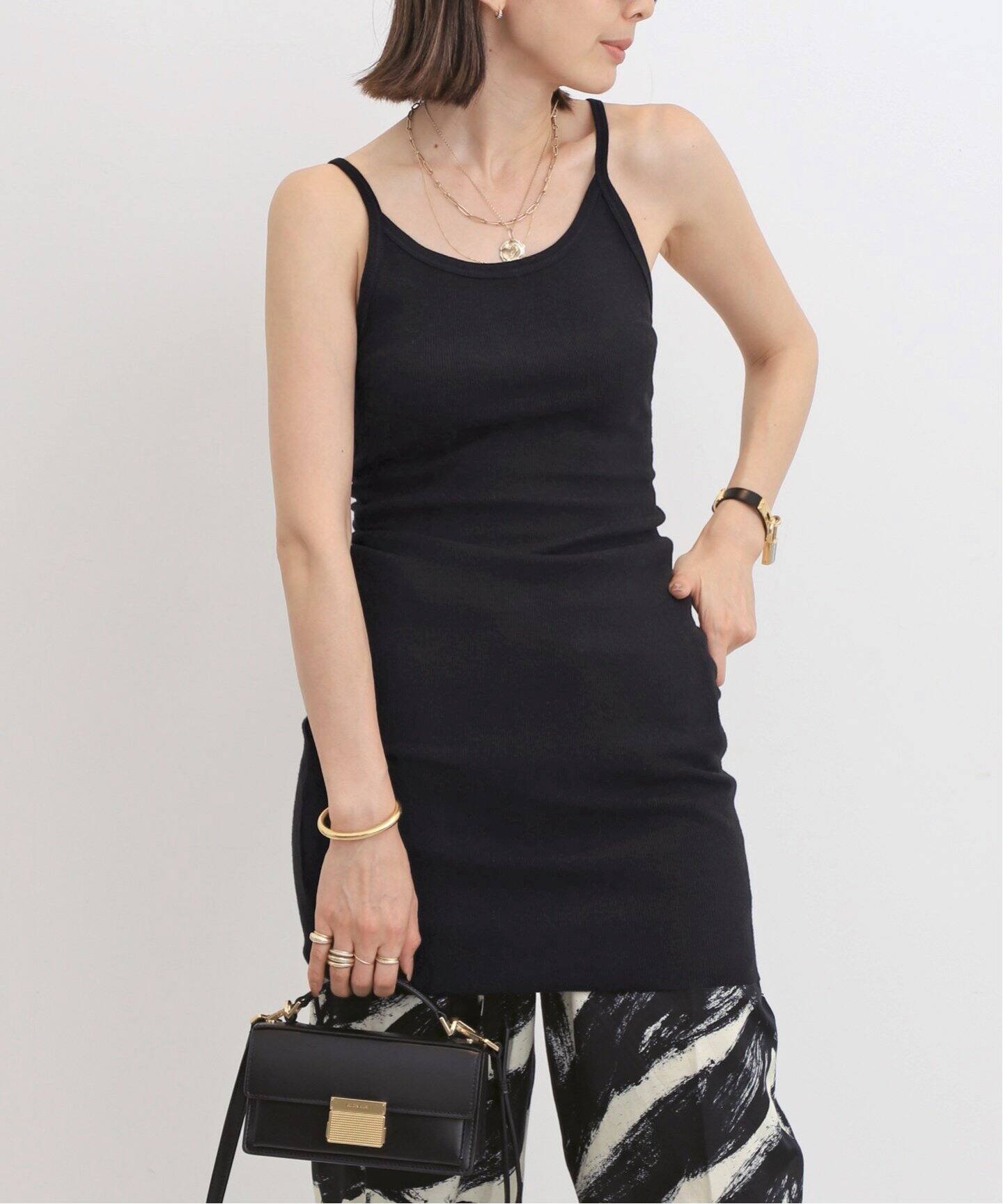 ETERNE/イーターン】 TANK DRESS MINI（ワンピース）｜L
