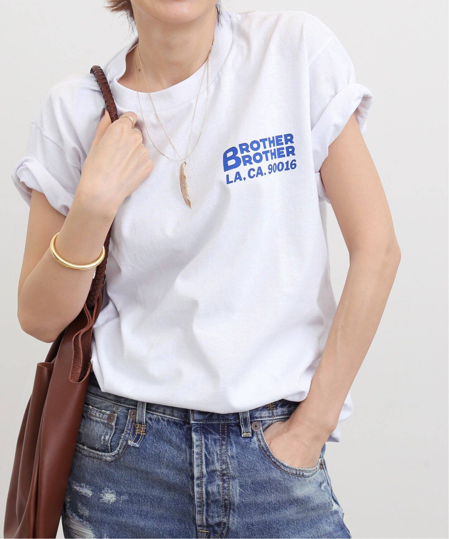 BROTHER BROTHER/ブラザー ブラザー】 S/S TEE（Tシャツ／カットソー  